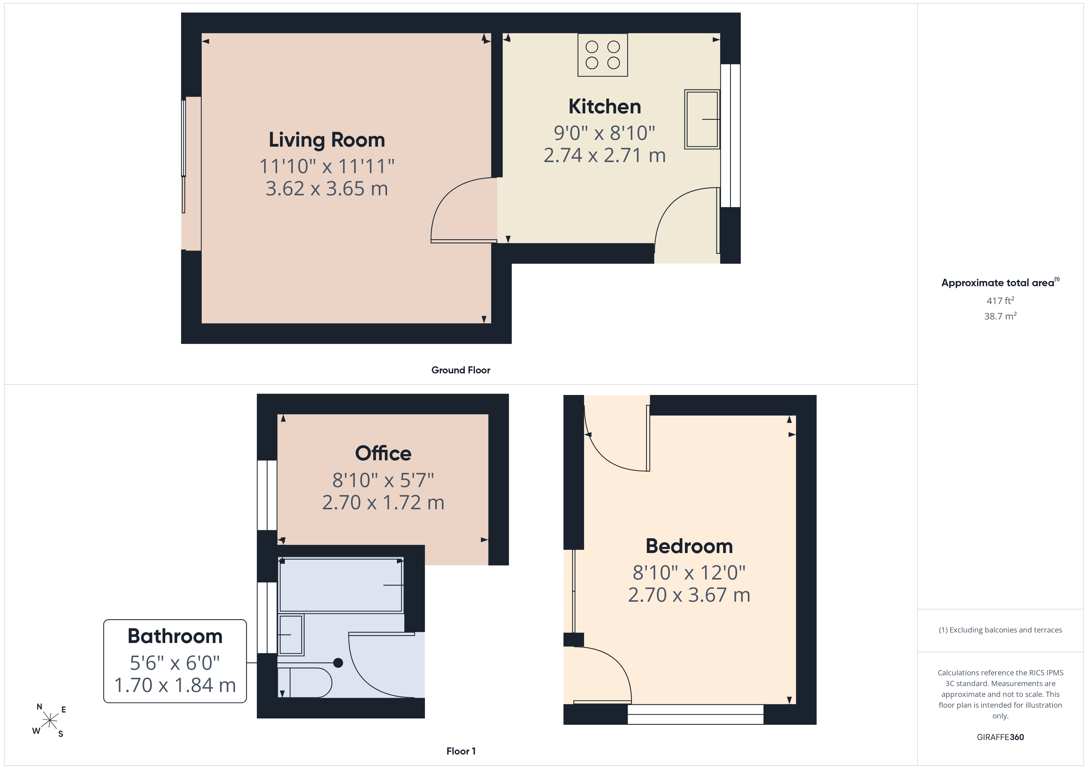 4, Oulton Close, Nottingham, NG5 6SW floorplan