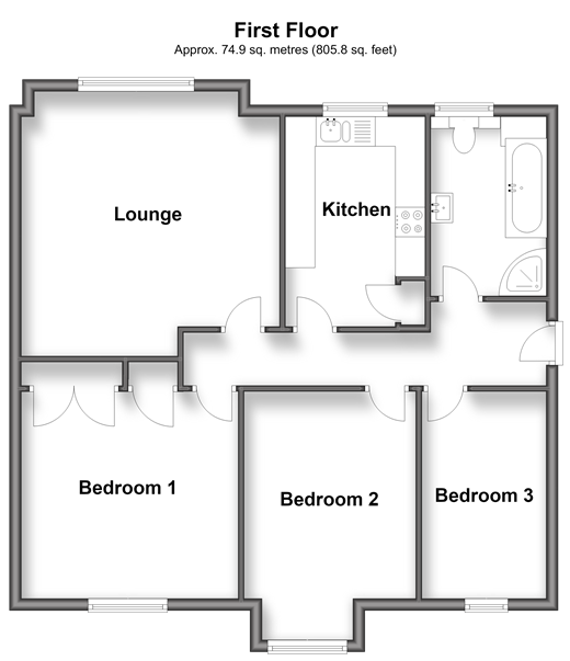 Little London, Newport floorplan