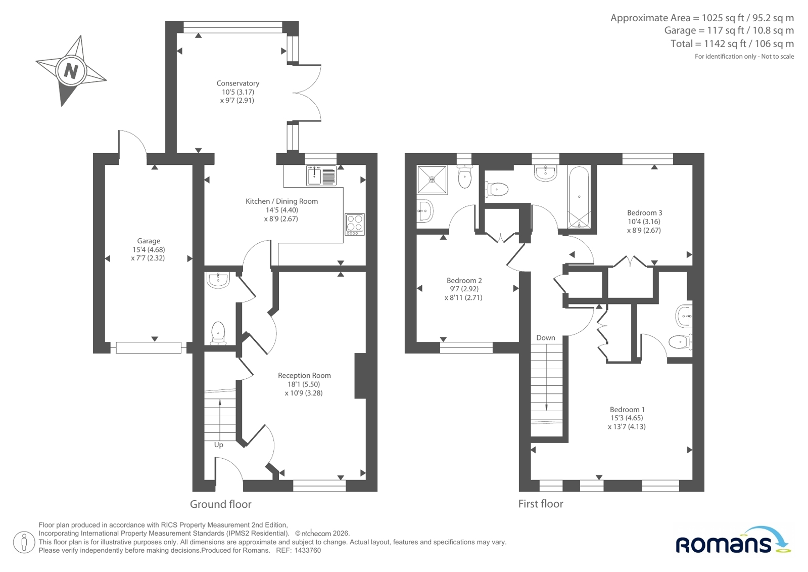 2, Angus Close, Wokingham floorplan
