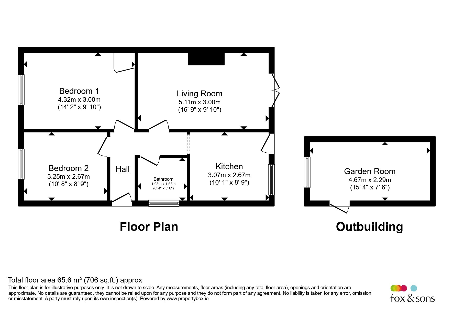 2, The Bungalows, Woodbury Park, Axminster floorplan