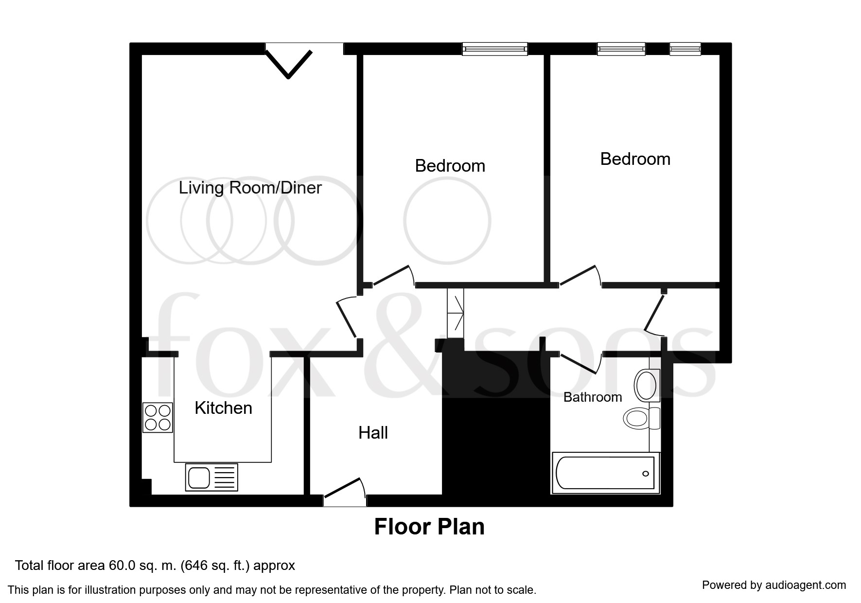 2 Bedrooms Flat for sale in Stoneham Lofts, Shelley Road, Hove BN3