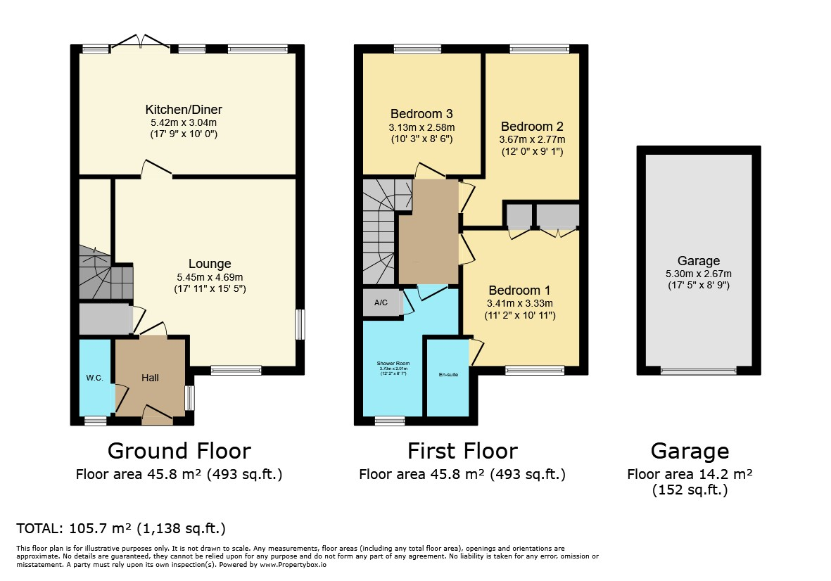 36, Oxfield Drive, Wisbech floorplan