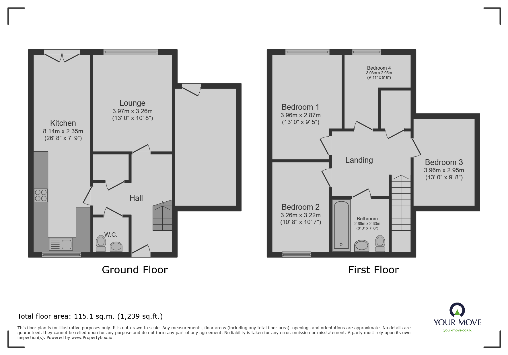 11, Patterdale Close, Greater Manchester floorplan