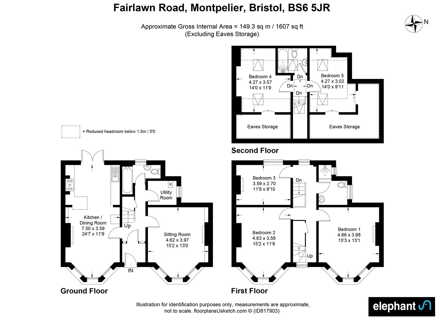 Fairlawn Road, Montpelier, Bristol BS6, 5 bedroom end terrace house for