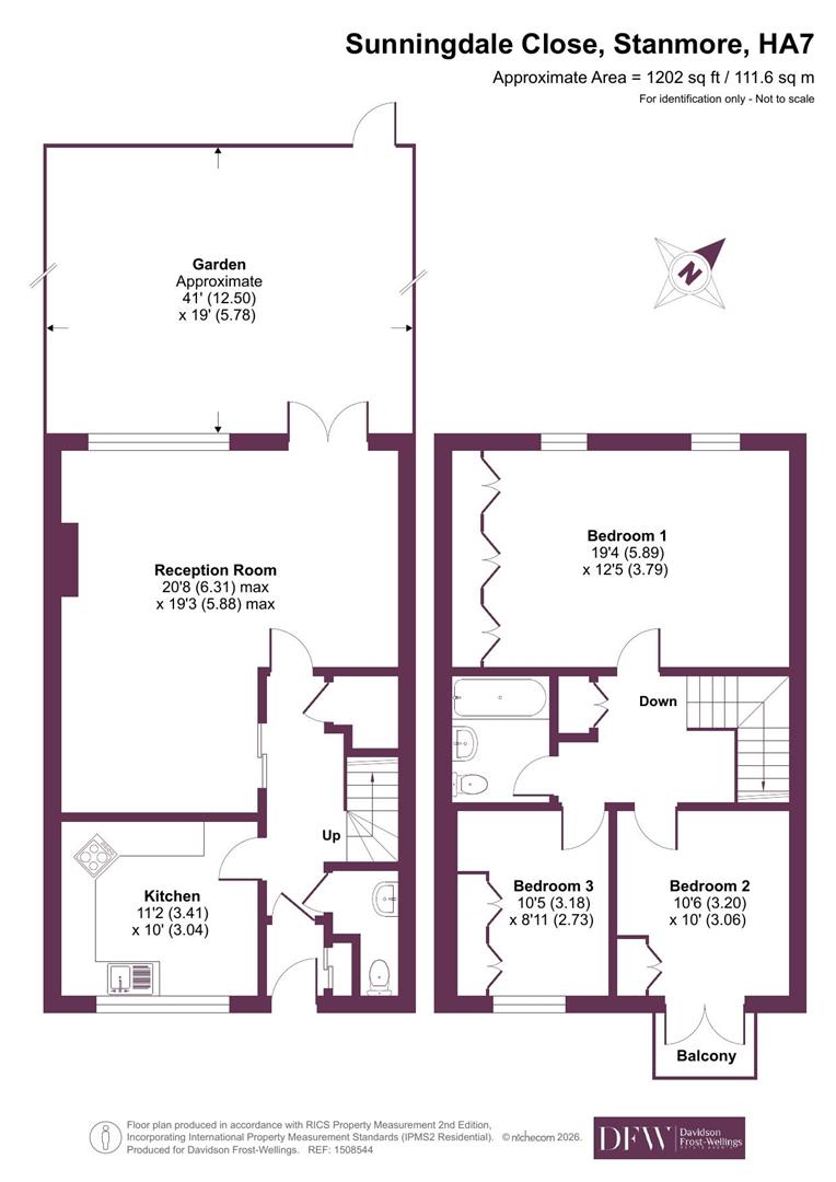 6, Sunningdale Close, Stanmore floorplan