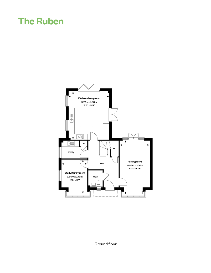 18, Kimblewick Road, Great Kimble, Aylesbury, Hp17 8Te floorplan