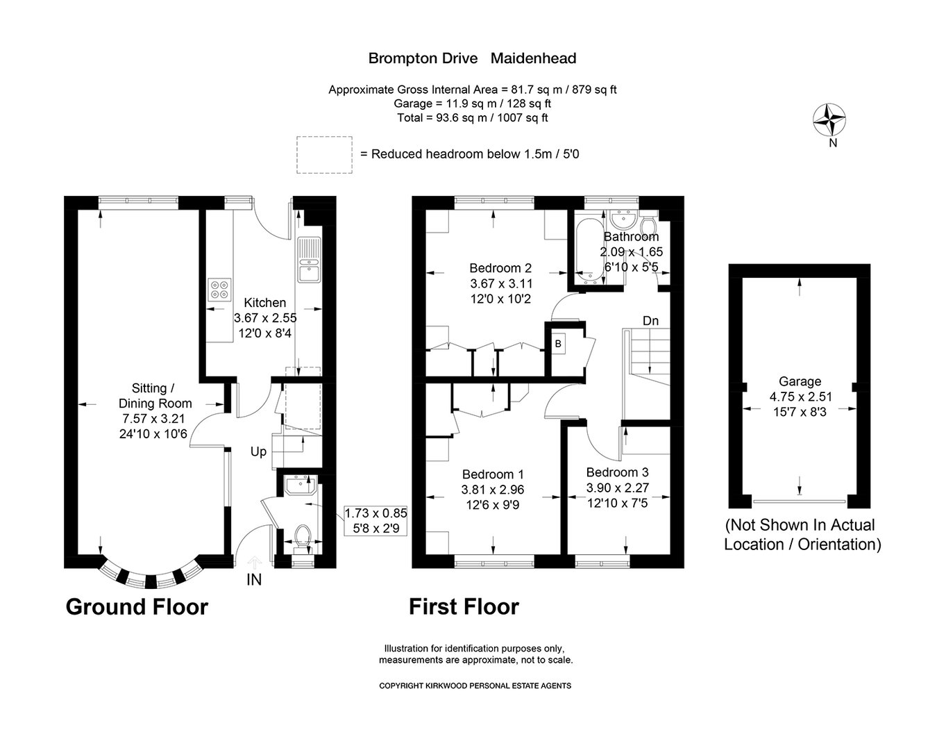 Brompton Drive, Cranbrook Drive, Maidenhead, Berkshire  floorplan