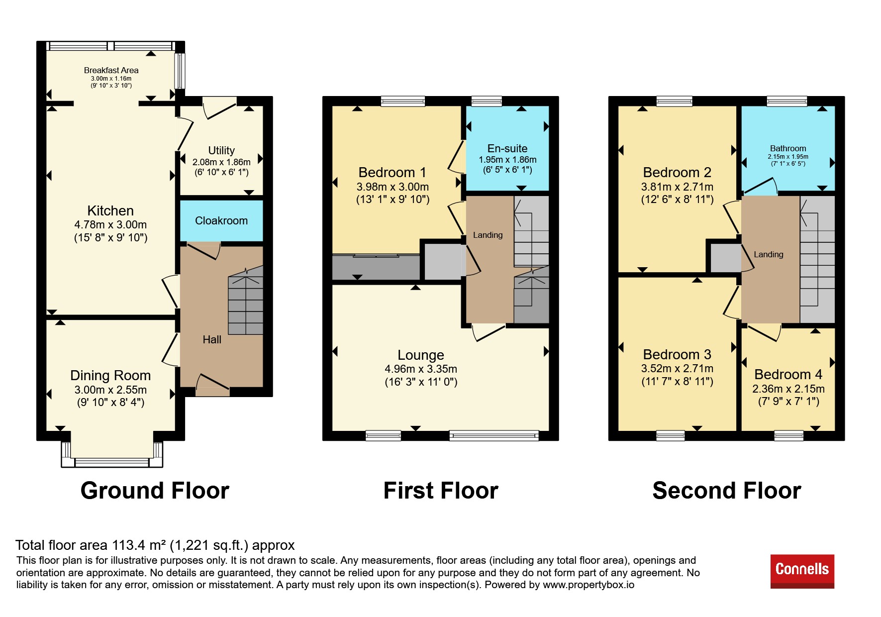 9, Castlefields Close, Rushden floorplan
