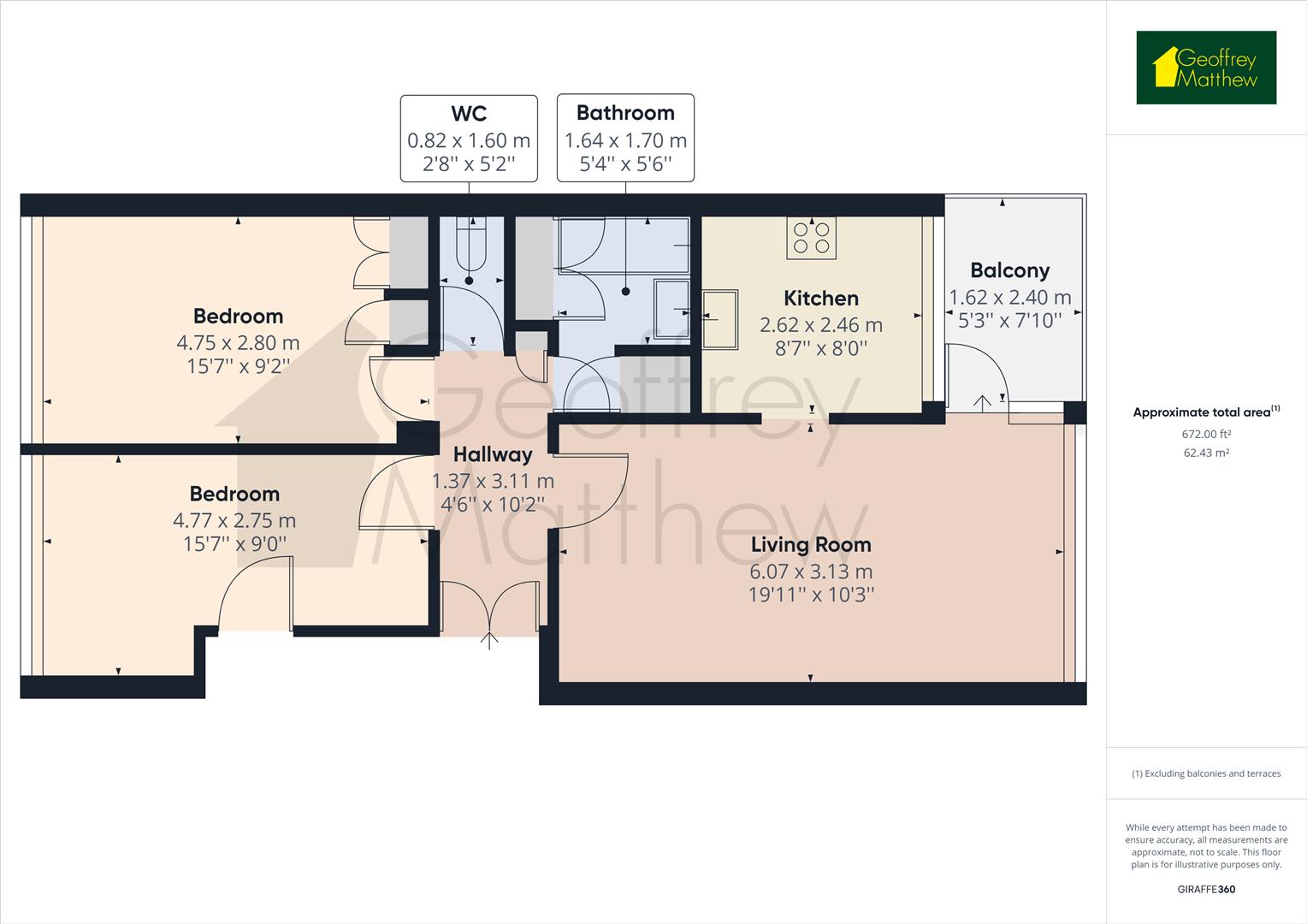 234, Brockles Mead, Harlow floorplan