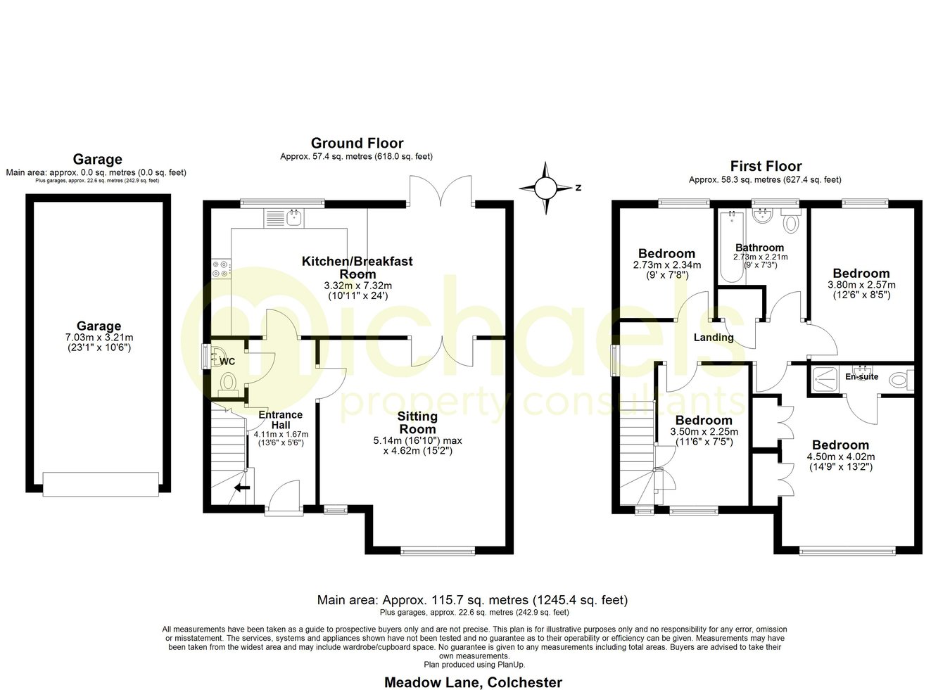 2, Meadow Lane, Colchester floorplan