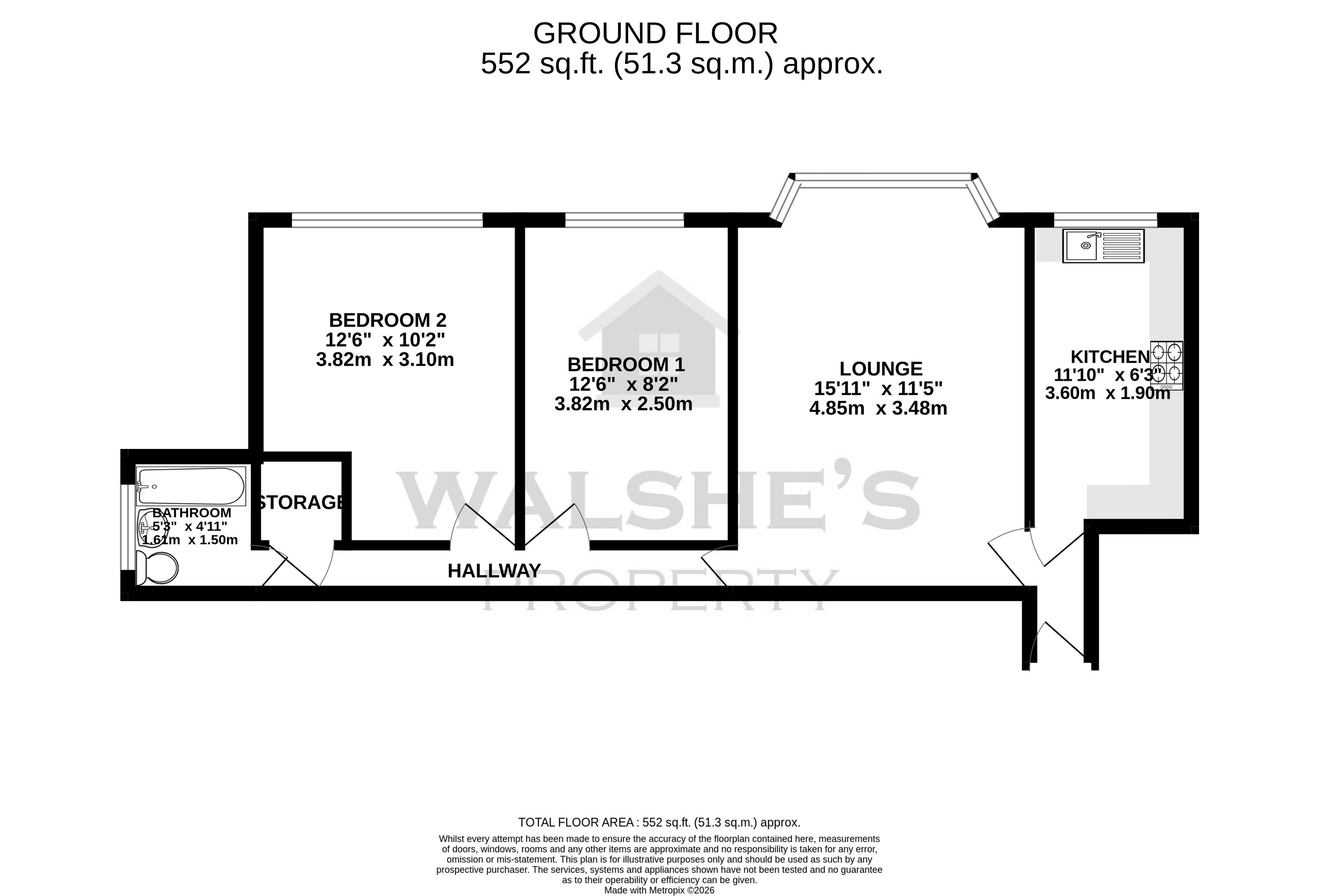 12, Revesby Court, Scunthorpe floorplan