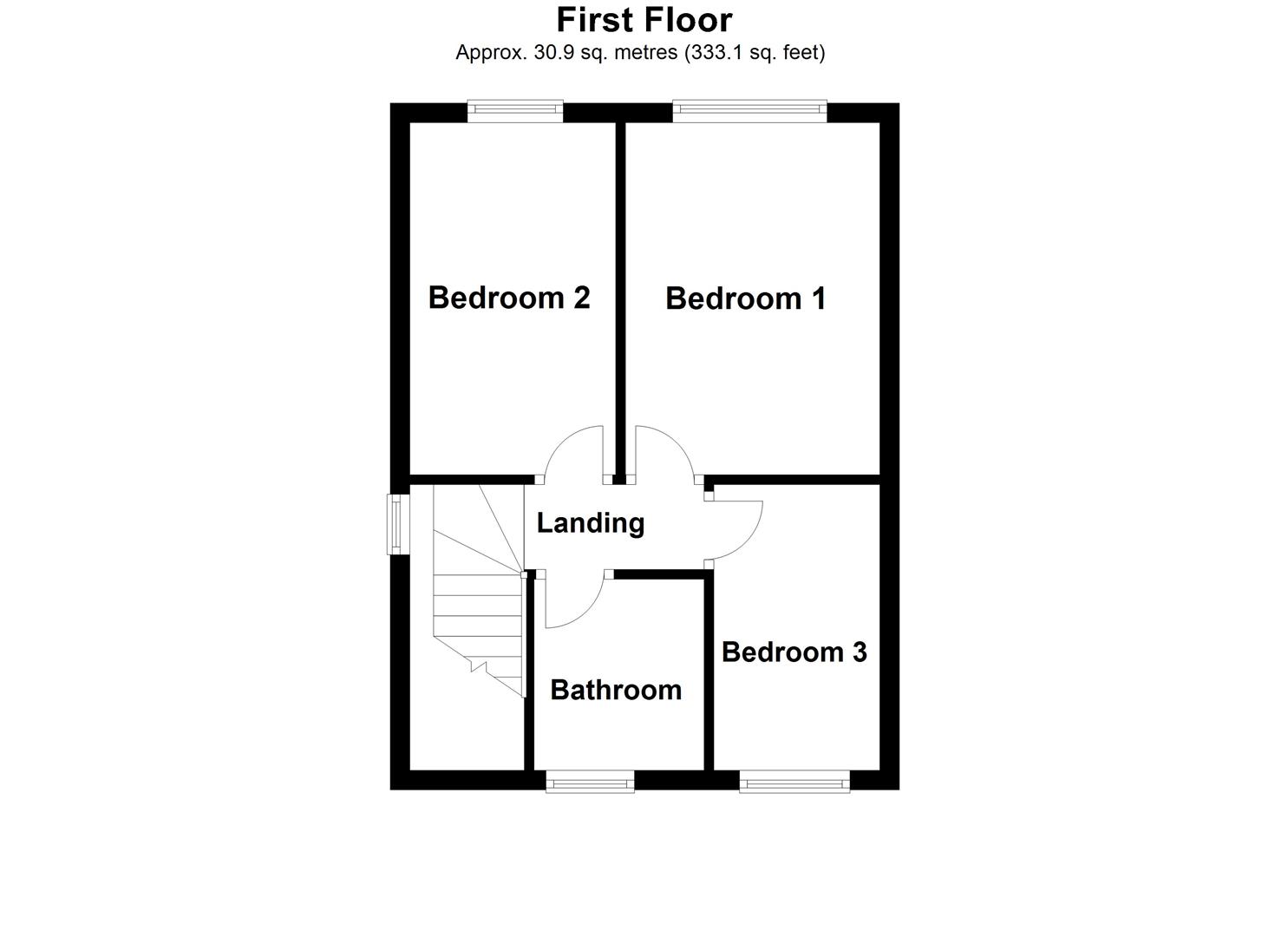 1, Bransdale Mews, Altofts floorplan