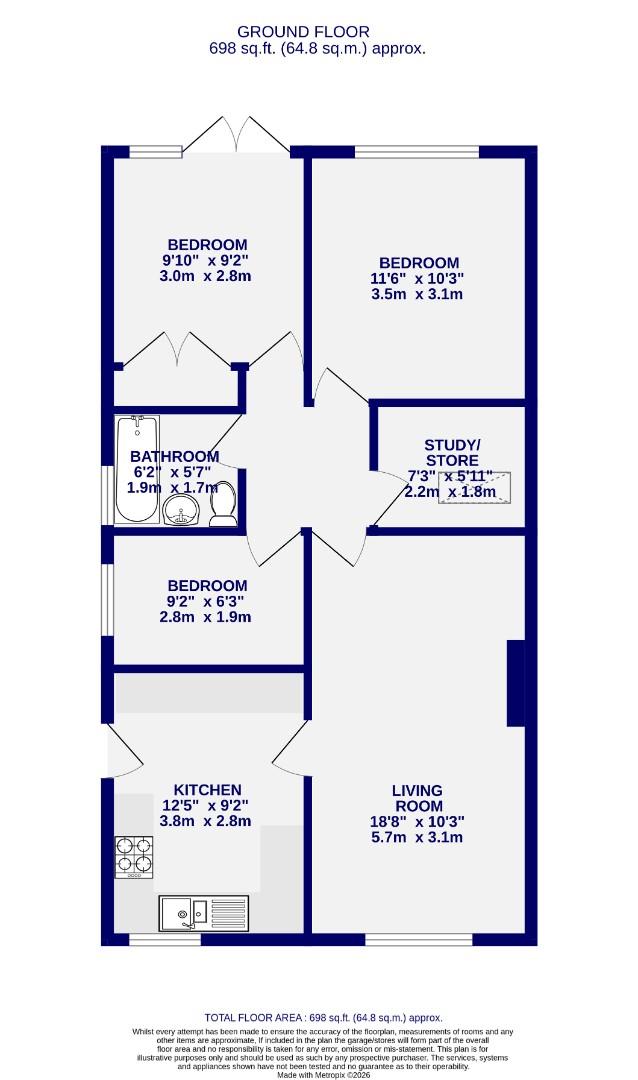 28, Milton Carr, York floorplan