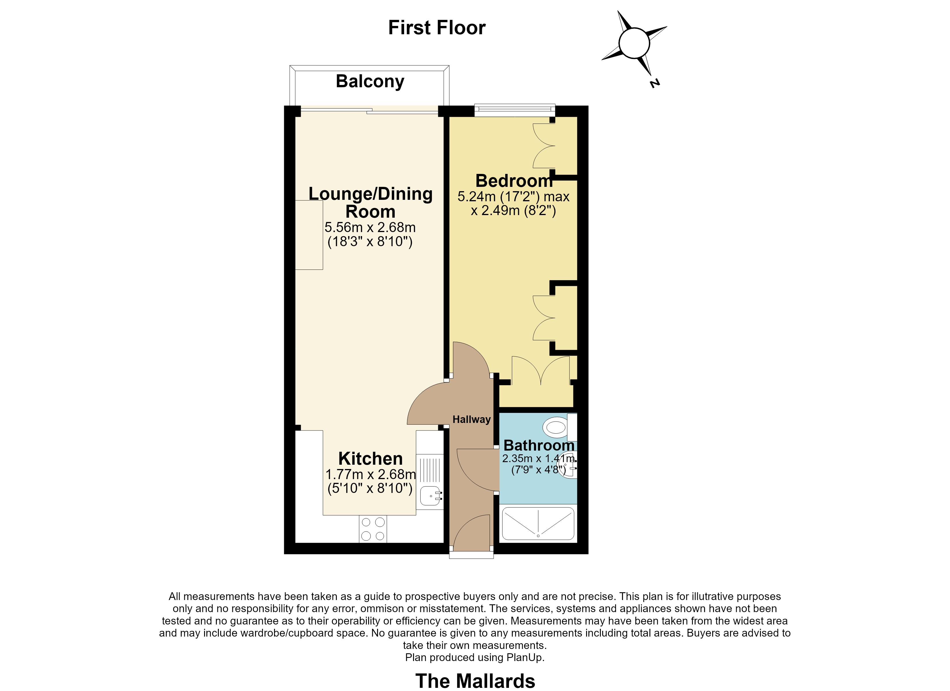 Flat 39, The Mallards, 236, High Street, Great Wakering floorplan