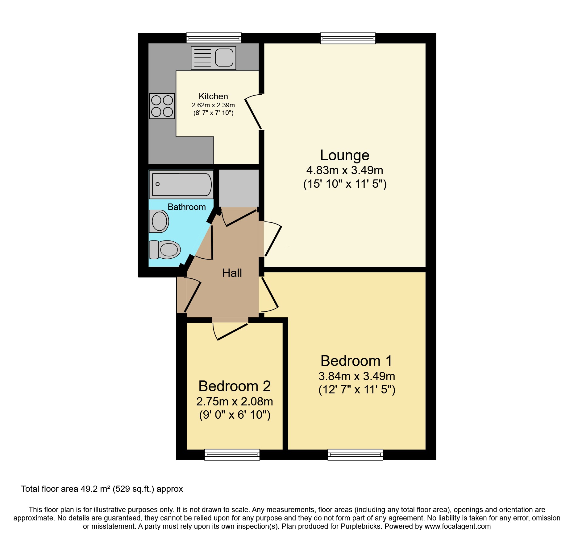 16 Larkspur Court, Candytuft Road, Chelmsford floorplan