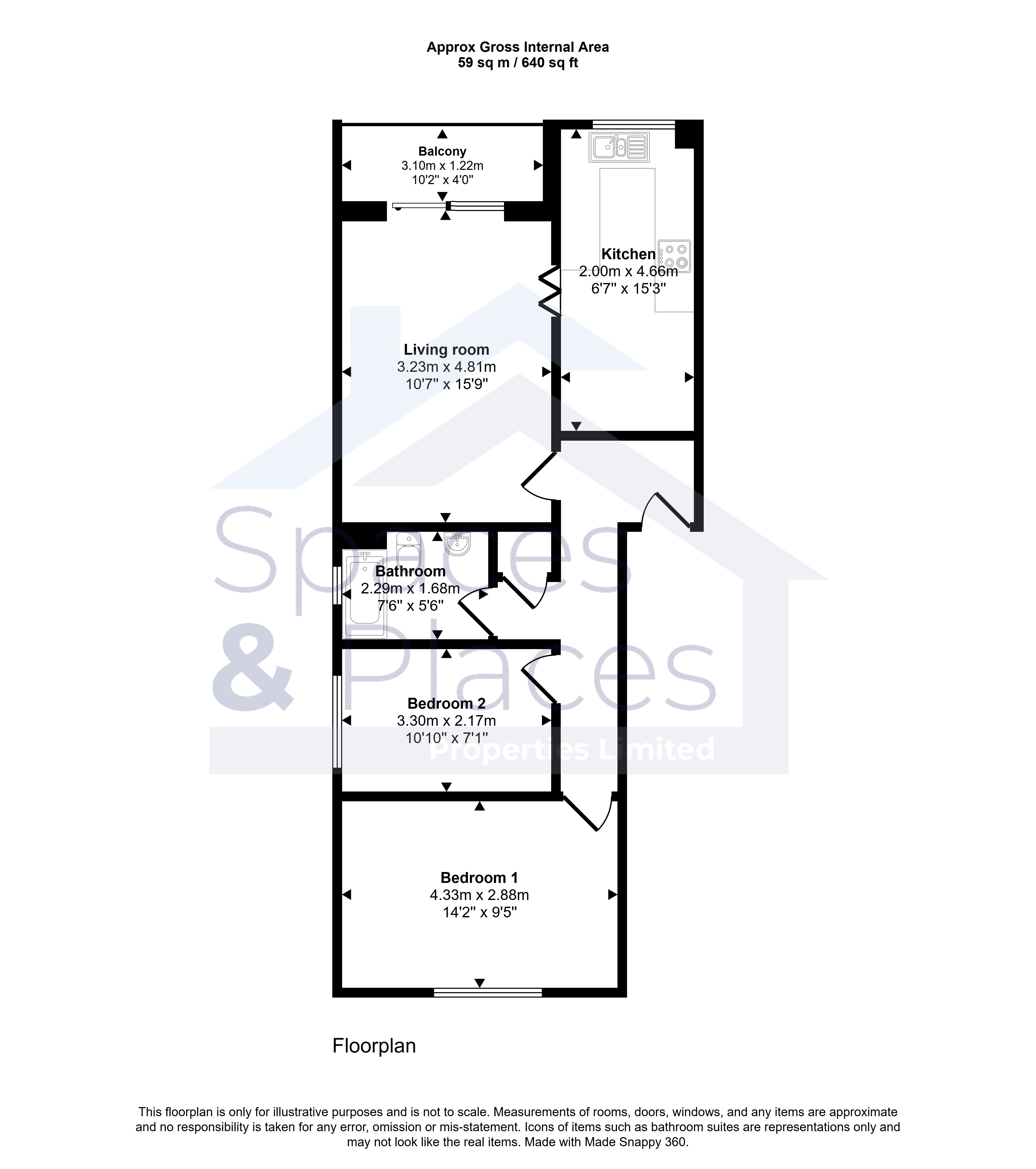 Victoria Lodge, Church Road, Weston-super-Mare floorplan