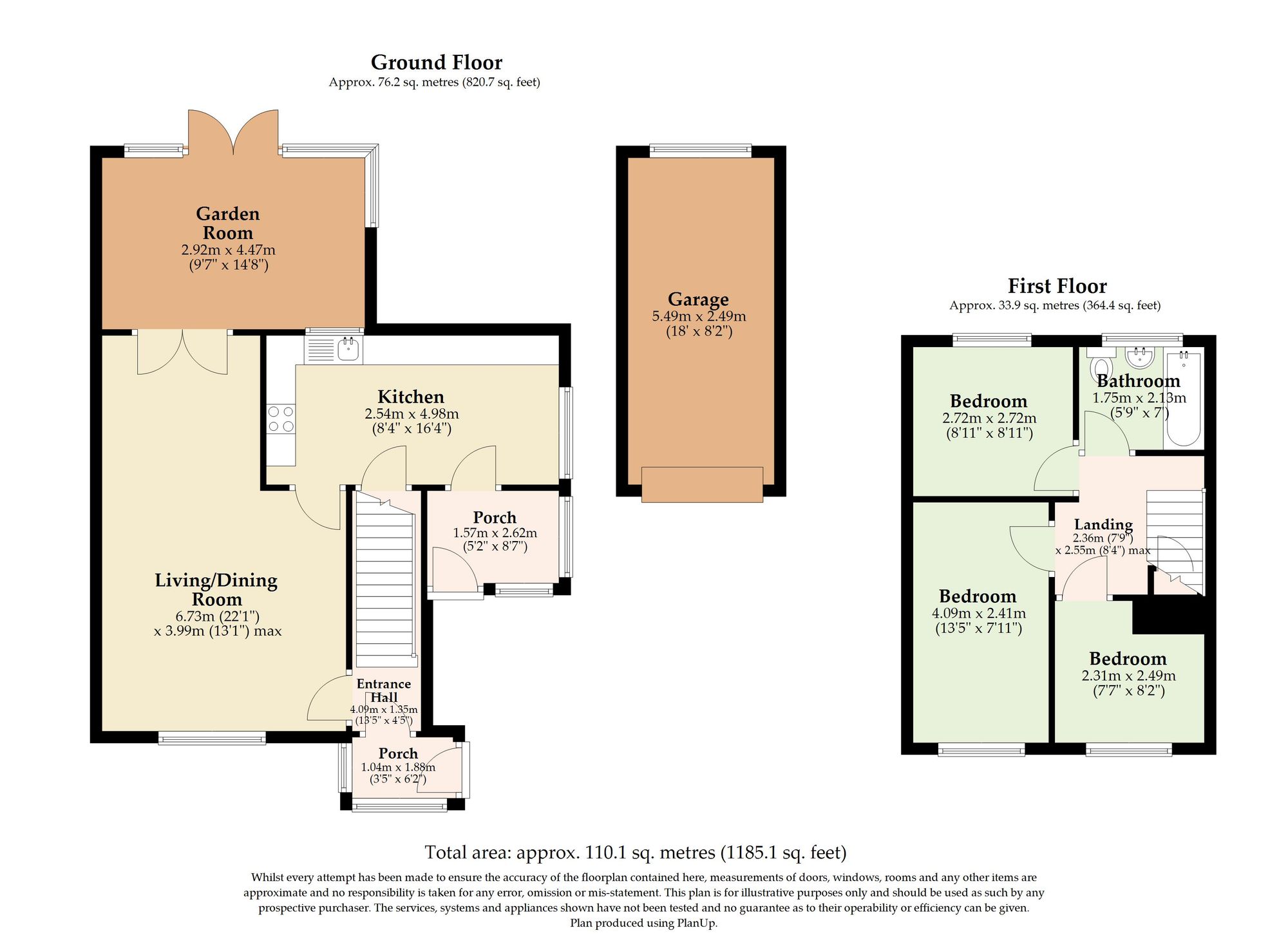 99 Rosedale Gardens, Great Yarmouth floorplan