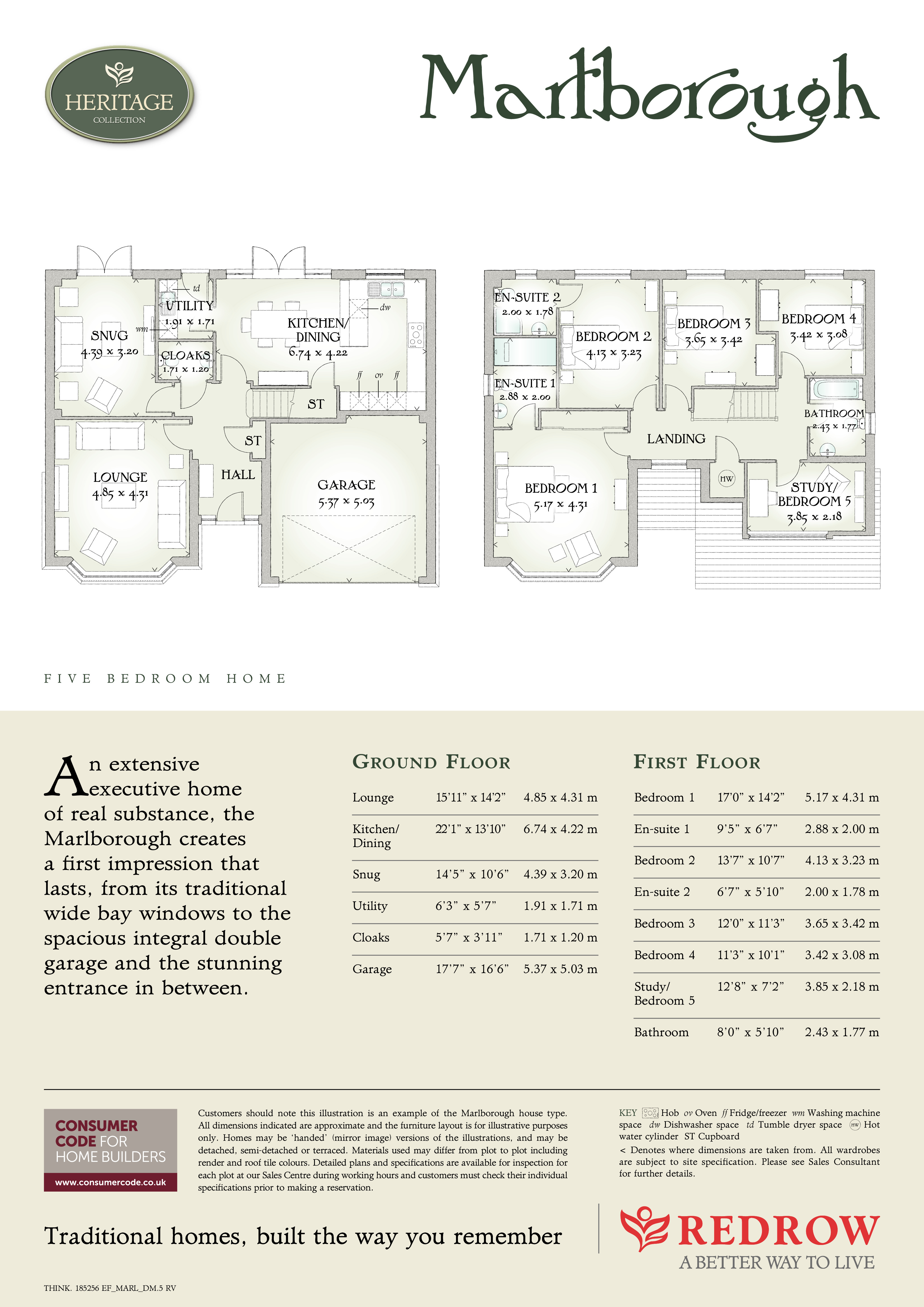 5 Bedrooms Detached house for sale in 