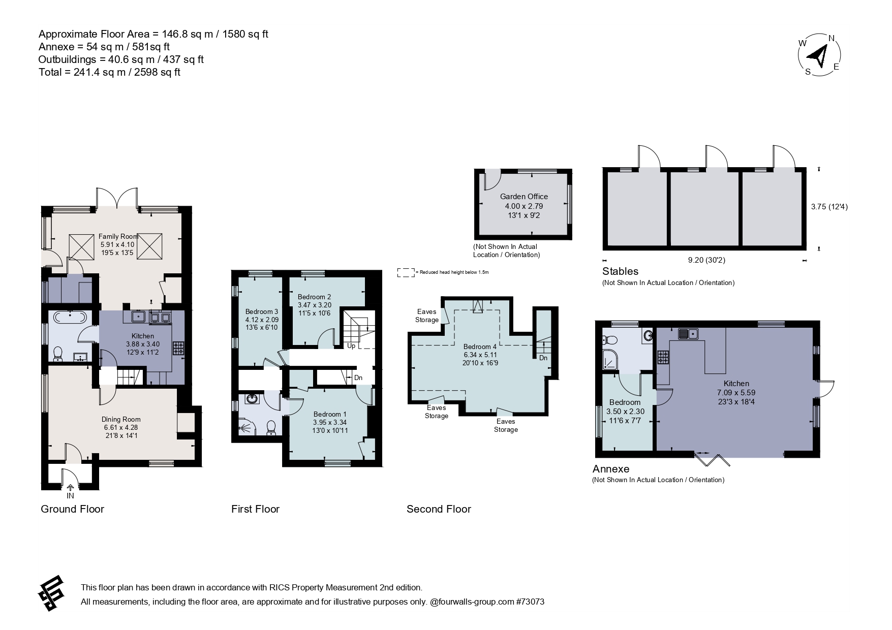 2 Ibornden Cottages,, Frittenden Road, Ashford floorplan