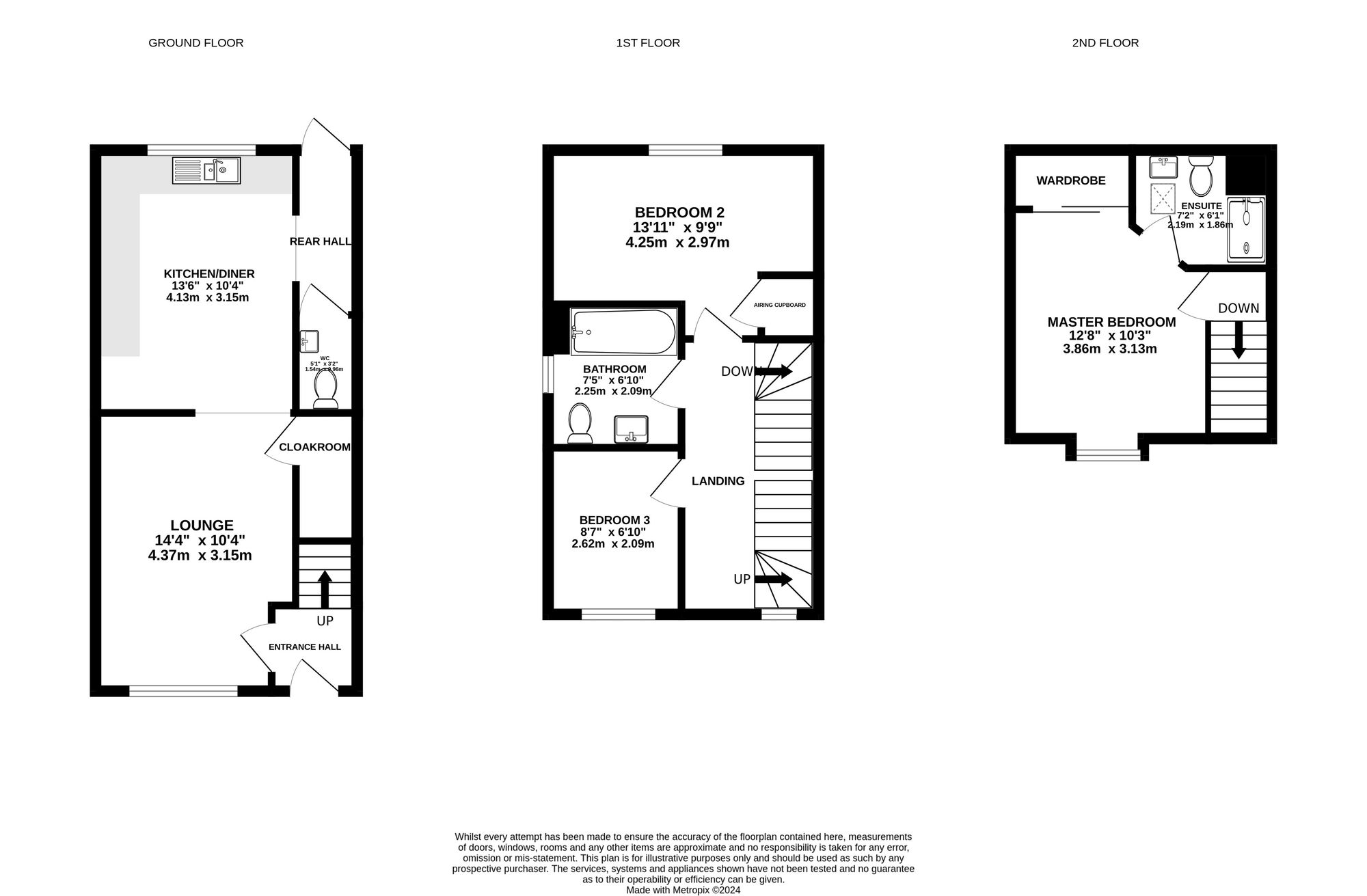 46 Philip Taylor Drive, Crewe floorplan
