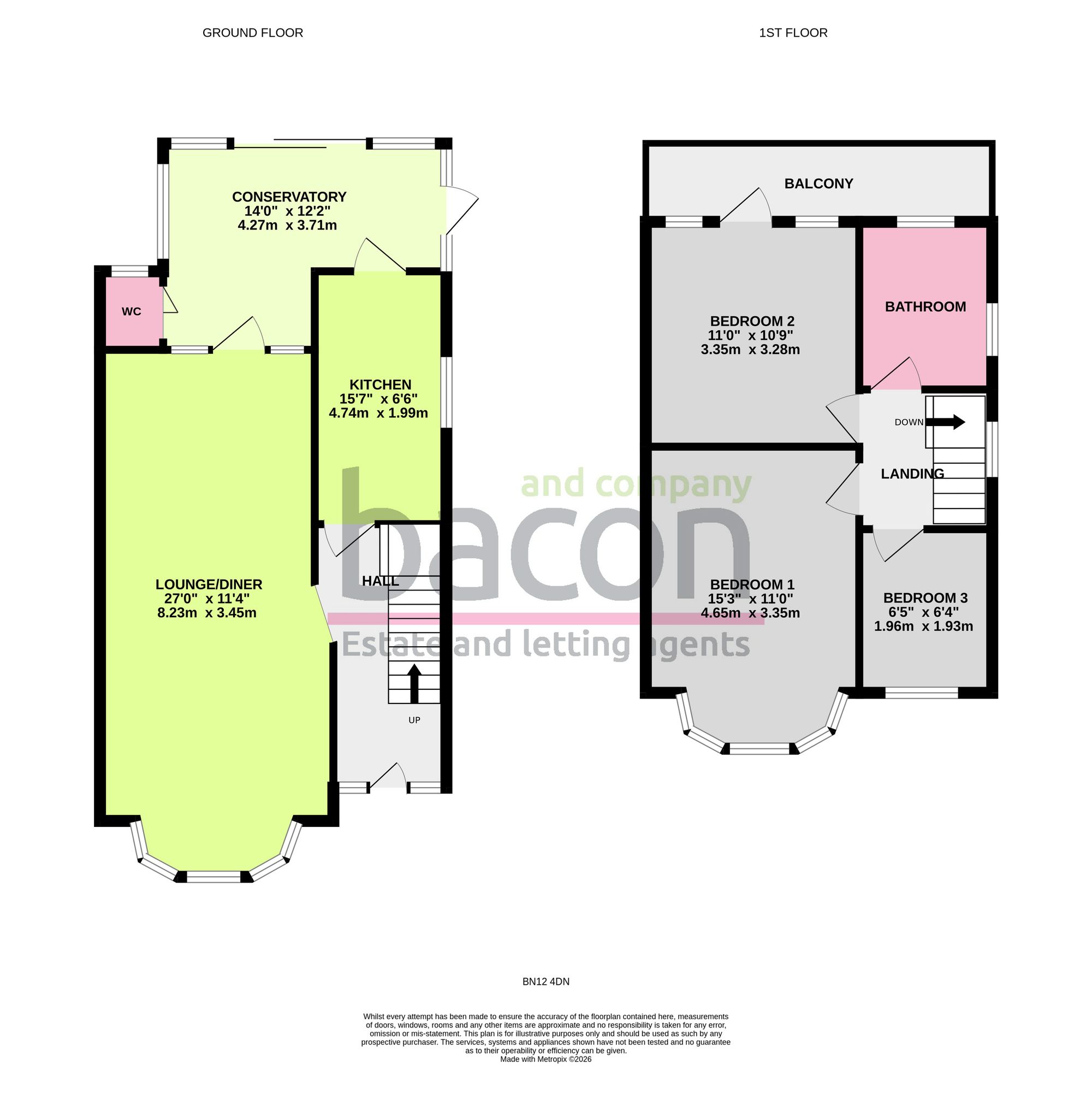 27 Brook Barn Way, Worthing floorplan
