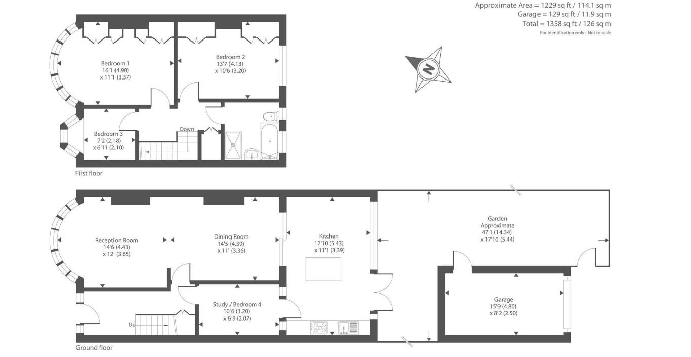 166, Victoria Road, Ruislip floorplan