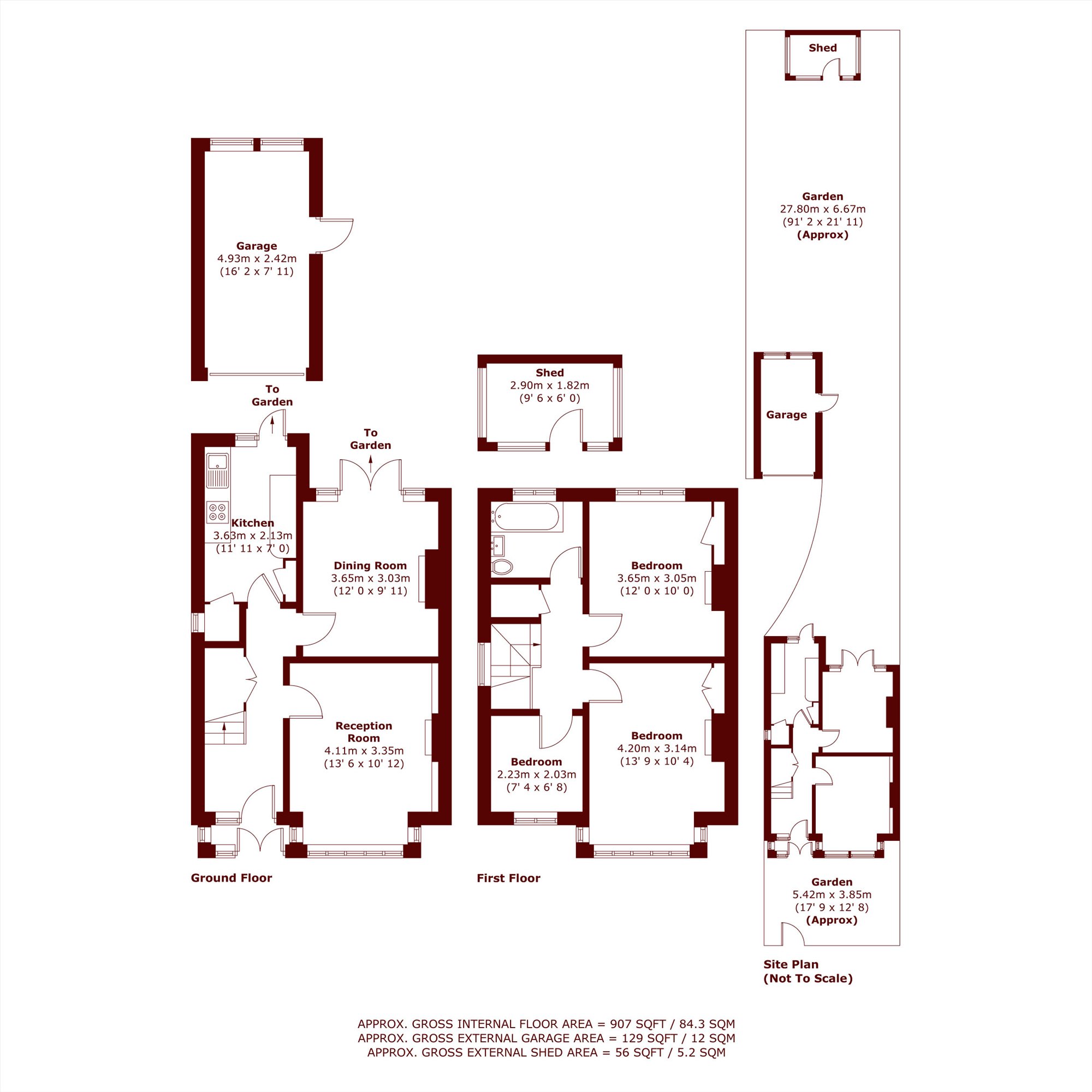 14, Boileau Road, London floorplan