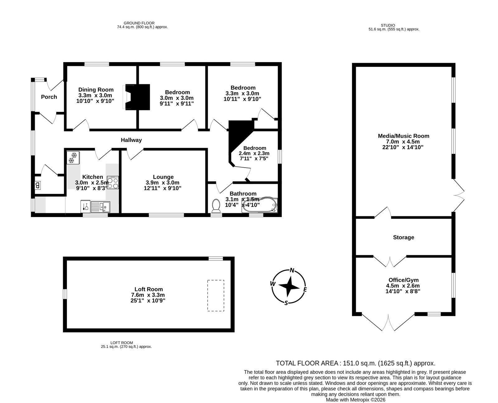 42, Canterbury Road, Birchington floorplan