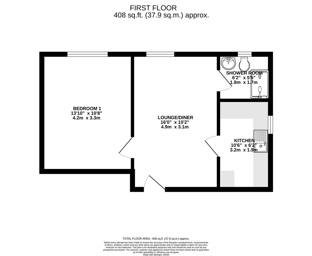 19, Alexandra Road, Chickerell floorplan