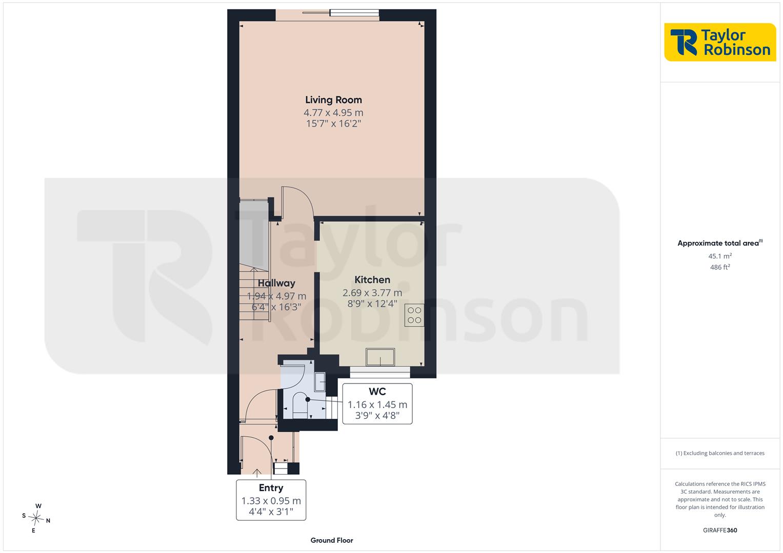 24, Moor Park Crescent, Crawley floorplan