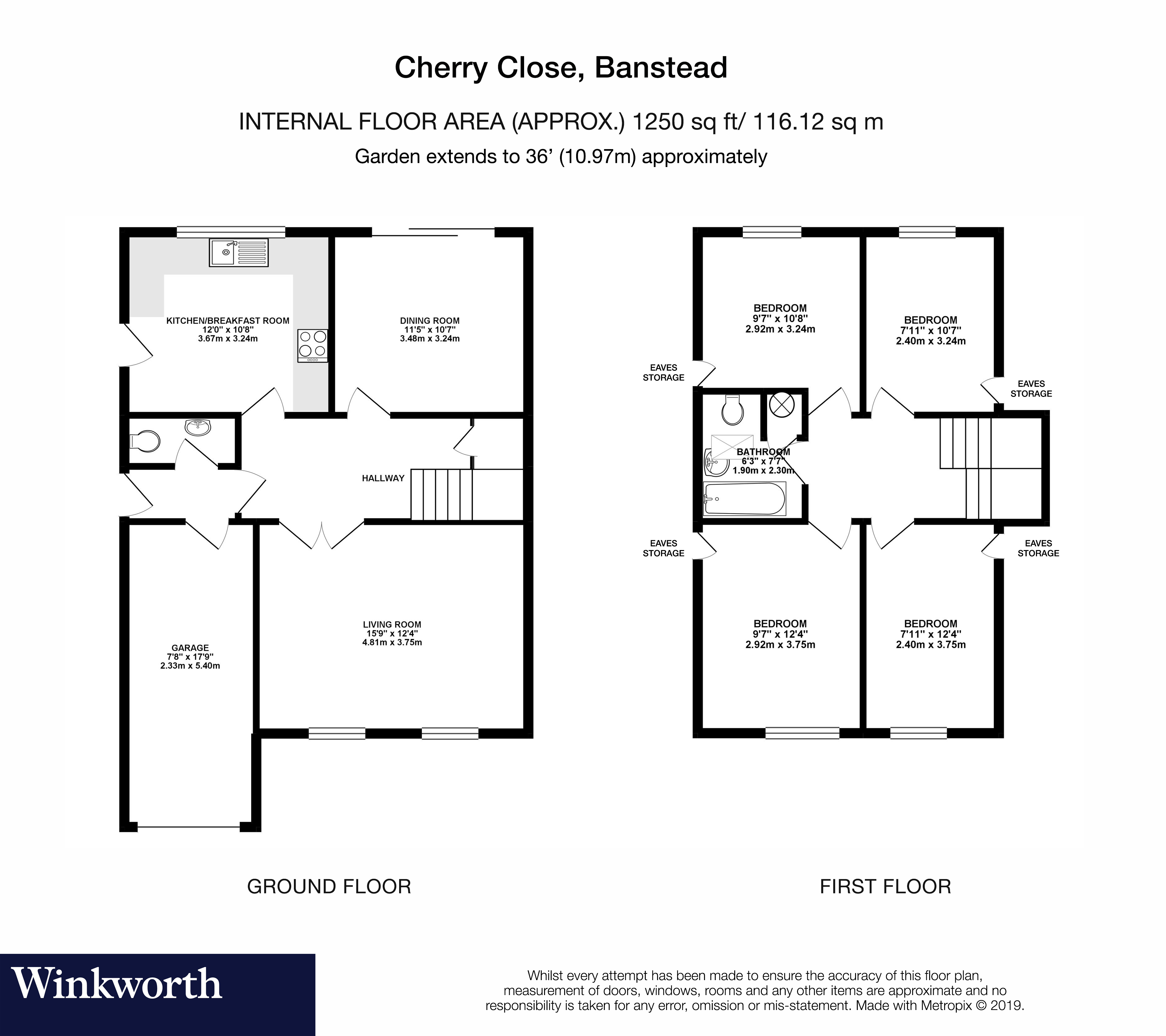 4 Bedrooms Detached house for sale in Cherry Close, Banstead, Surrey SM7