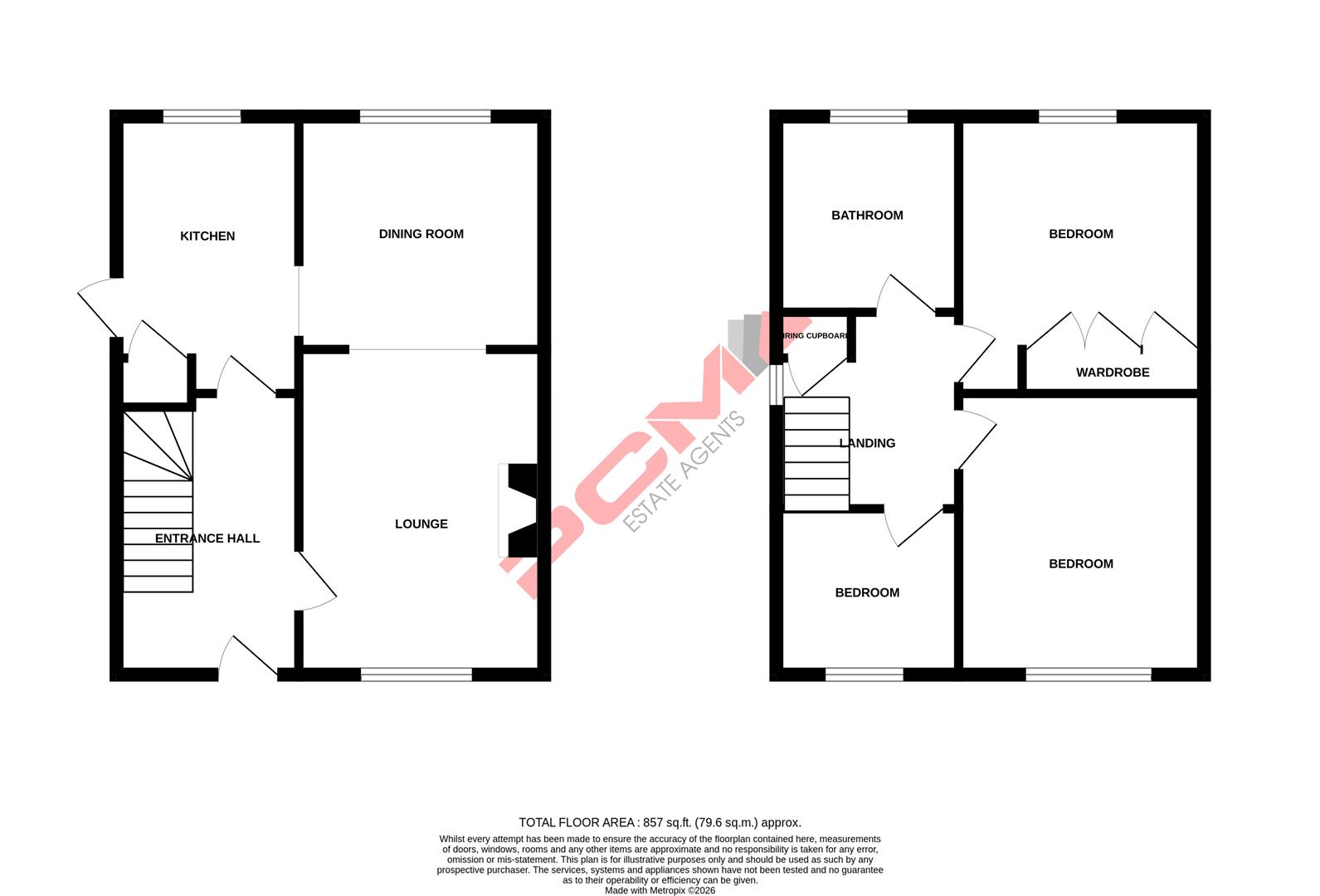 23, Fairstone Close, Hastings floorplan