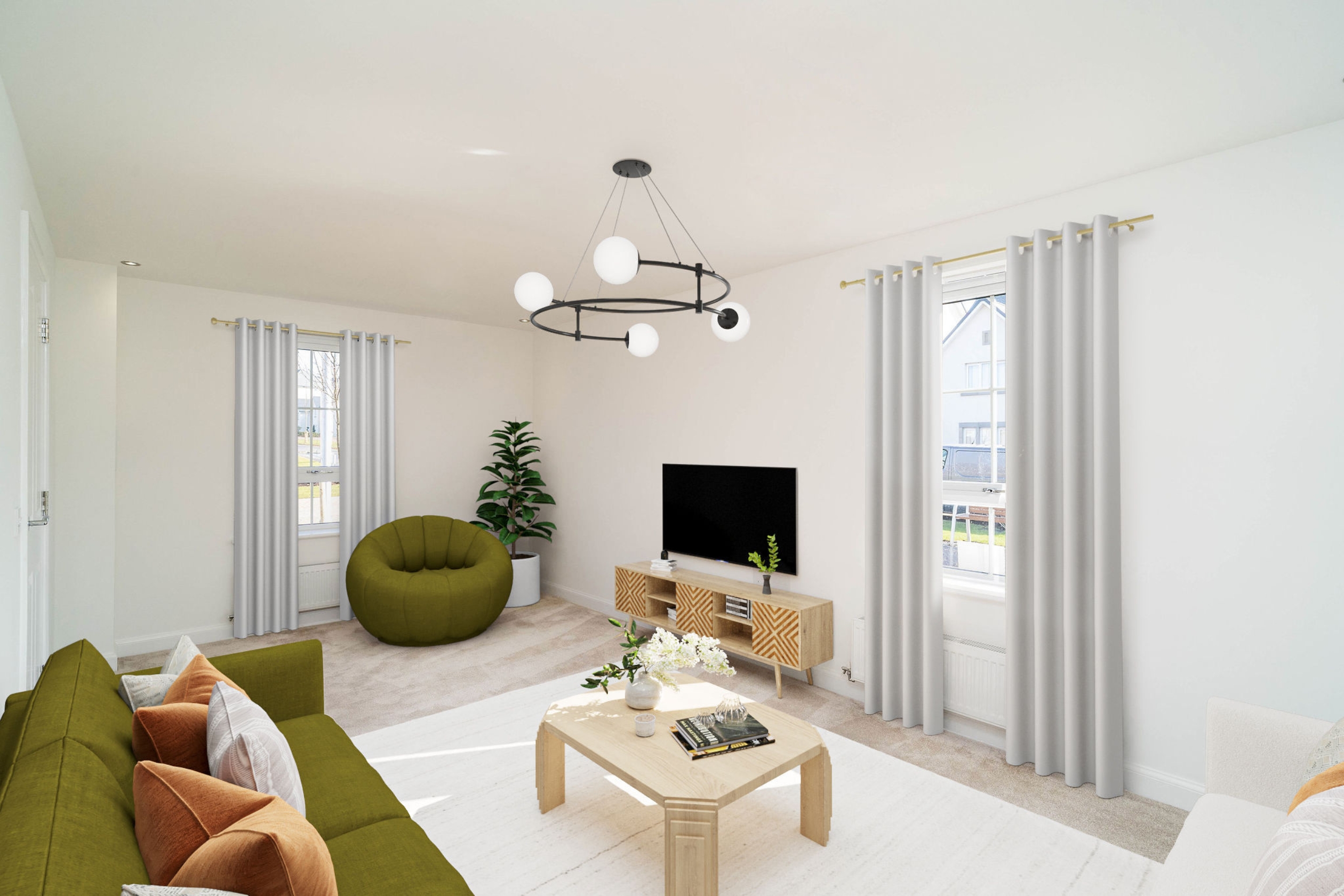 Lounge In 3 Bedroom Meldrum House Type