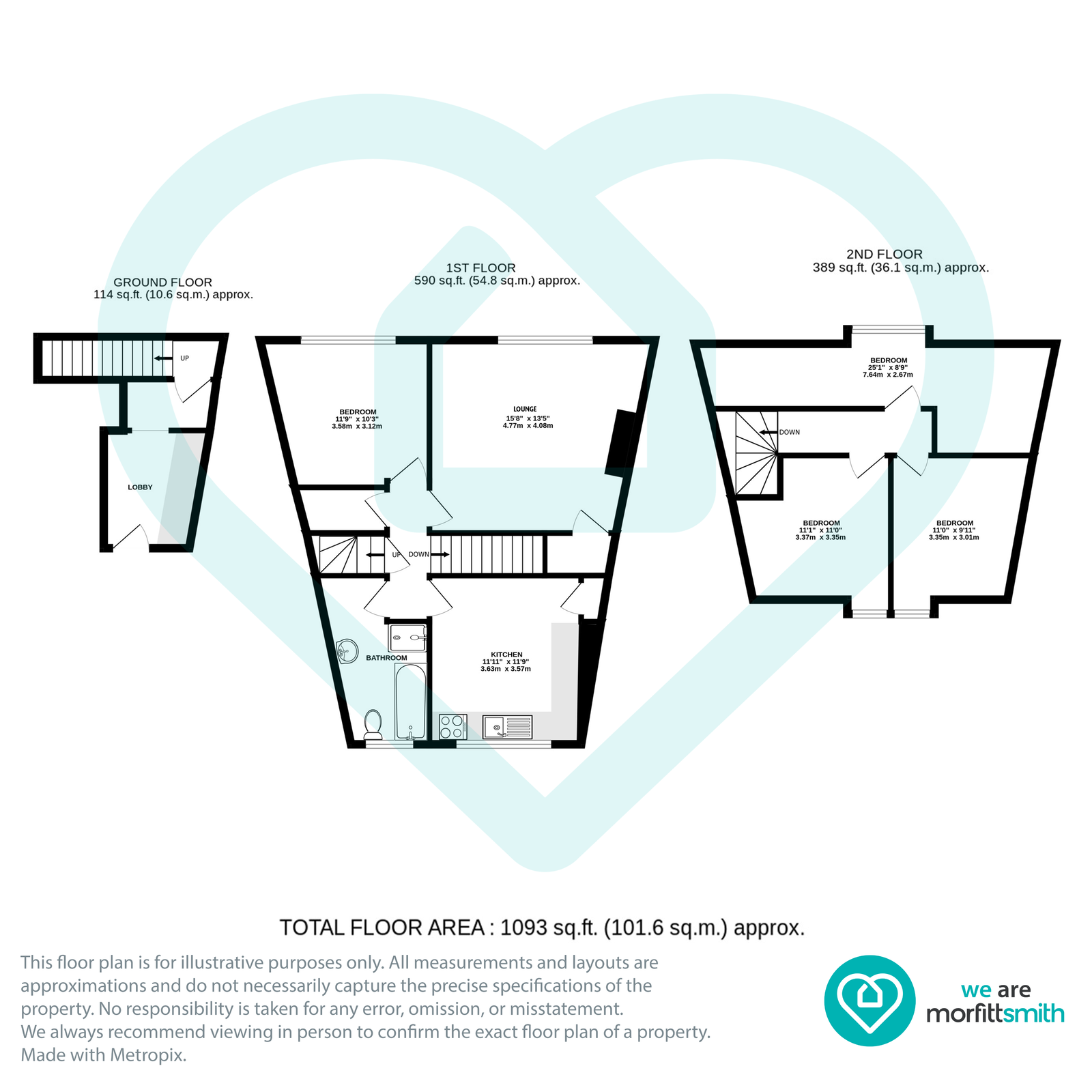 3a, Rural Lane, Sheffield floorplan