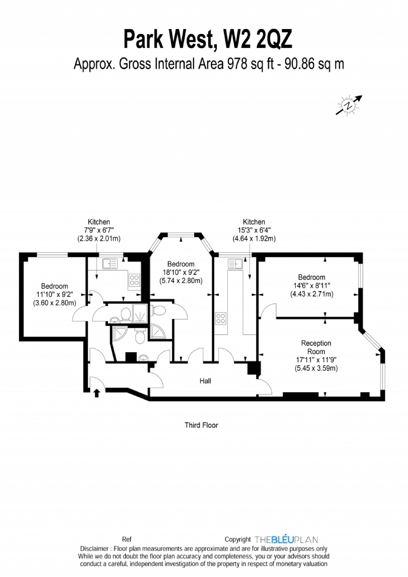 3 Bedrooms Flat for sale in Edgware Road, London W2
