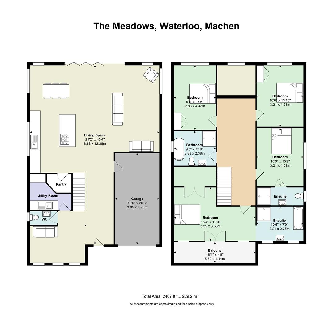 6, The Meadows, Caerphilly floorplan