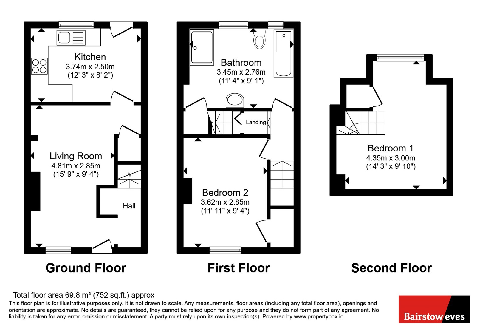 22, Vine Terrace, Nottingham floorplan