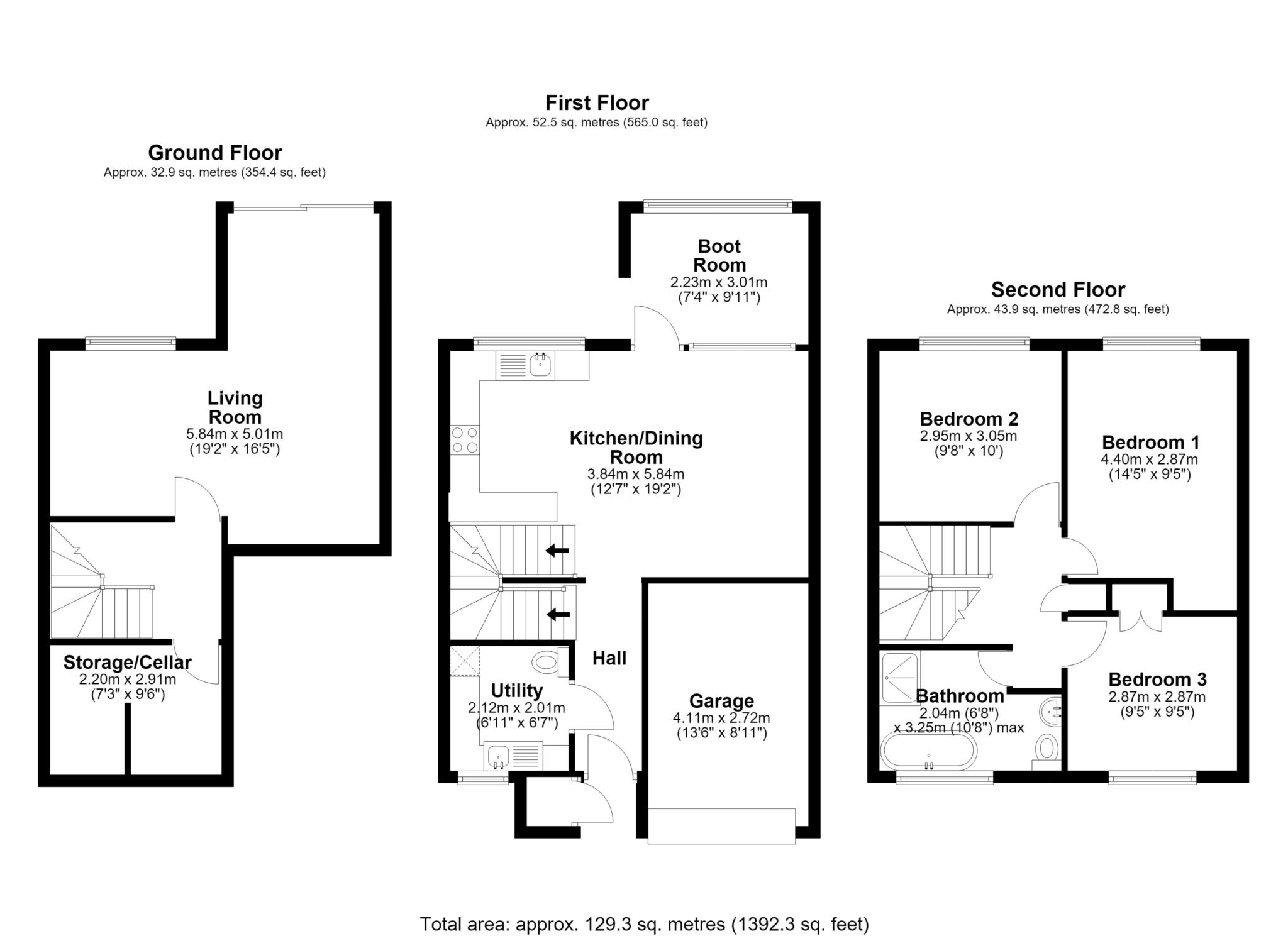 128, Galsworthy Drive, Reading floorplan