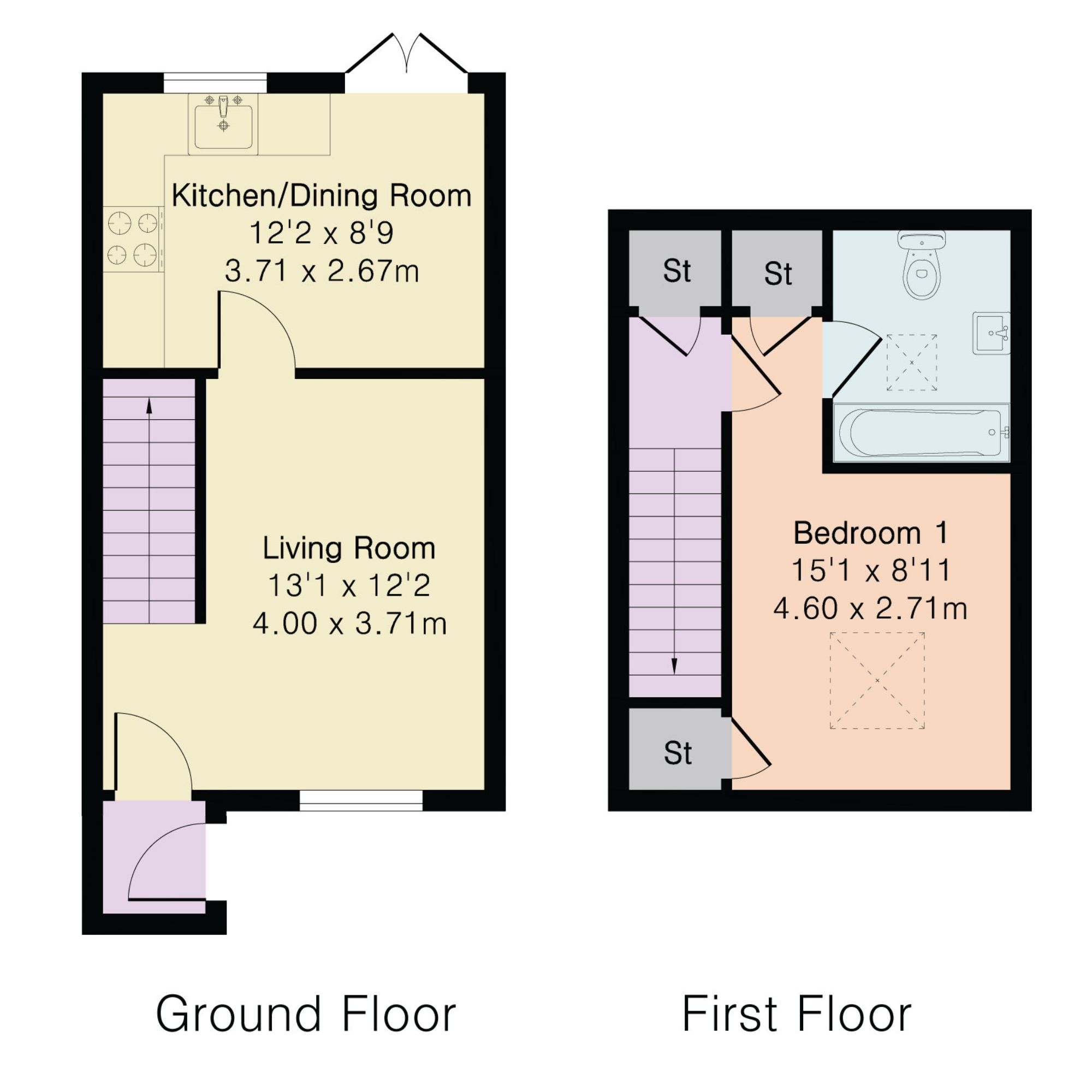 1b Ansell Close, Ipswich floorplan