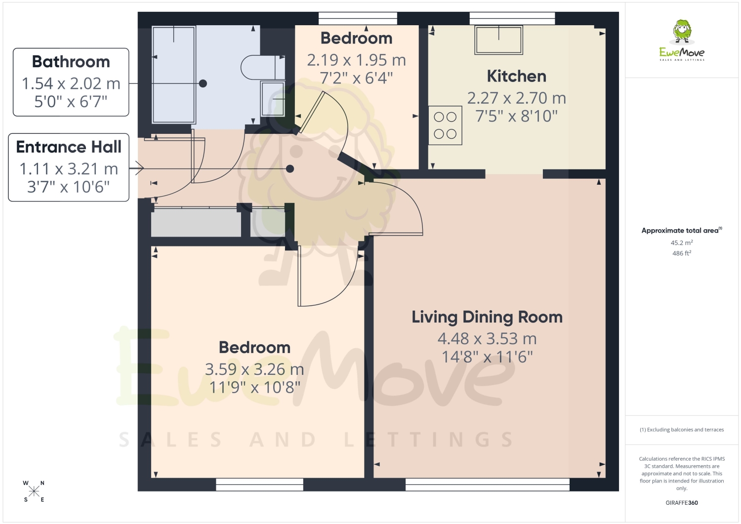 31, BLACKMAN CLOSE, ROCHESTER floorplan