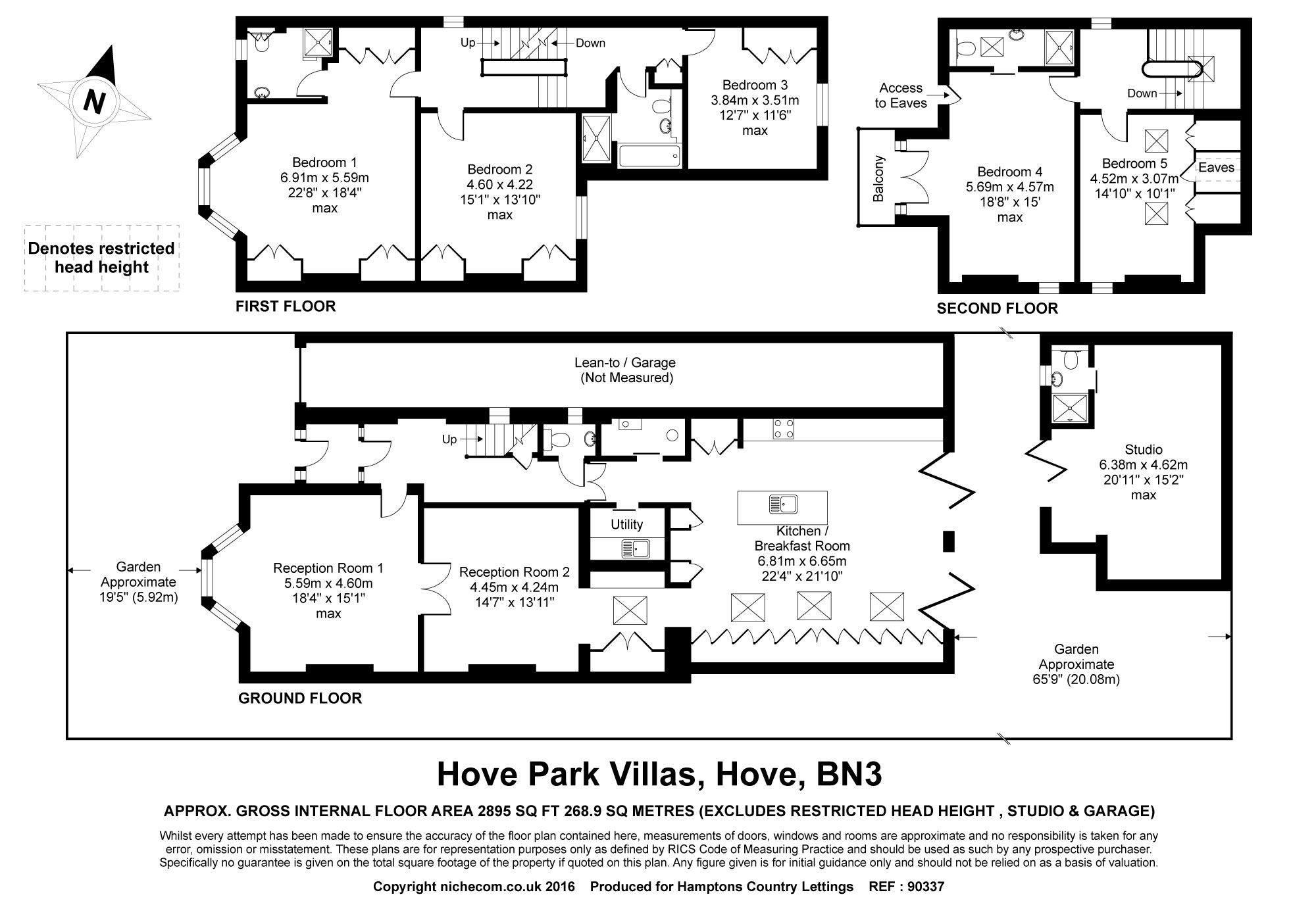51, Hove Park Villas, Hove floorplan