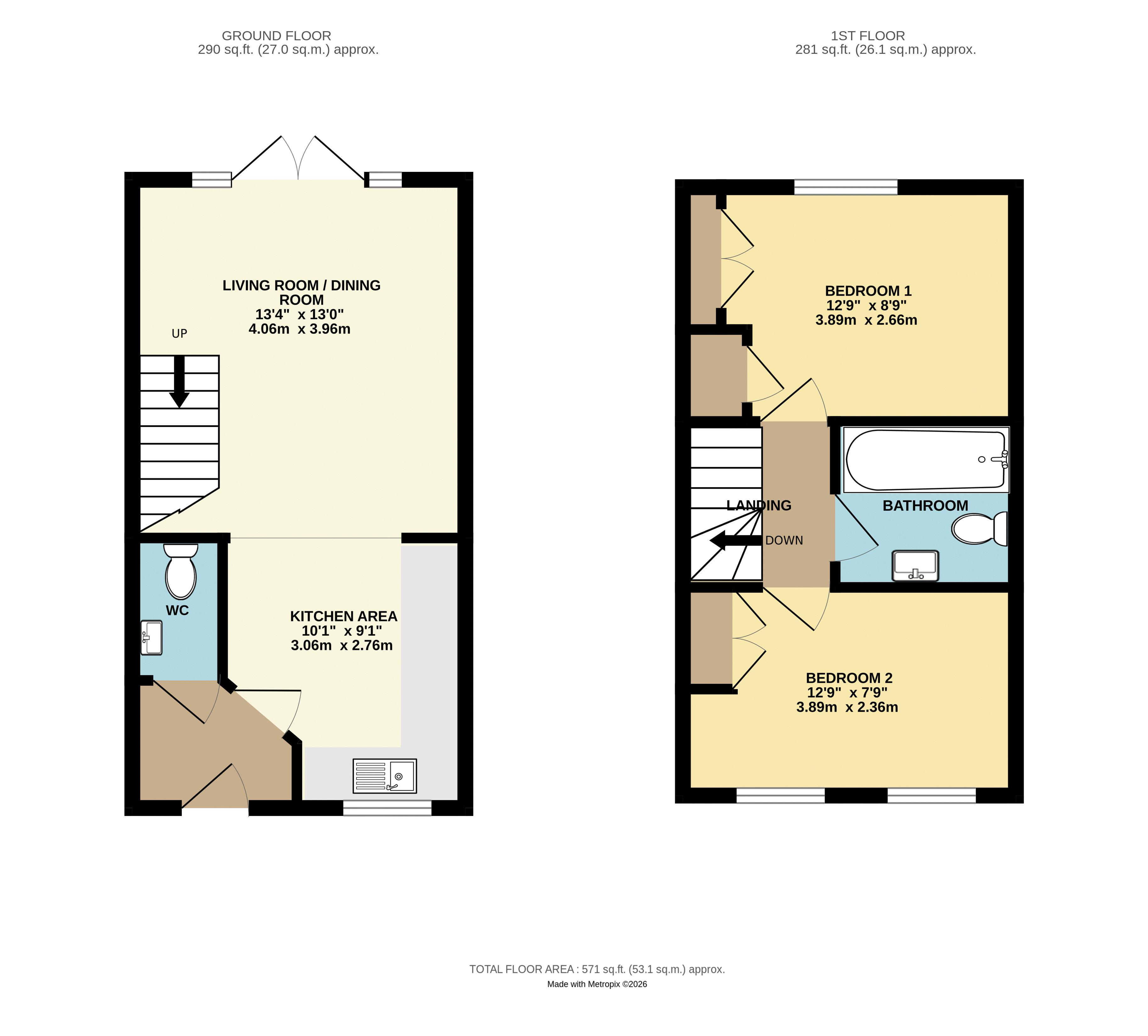 9, Hawkins lea, Saltash floorplan