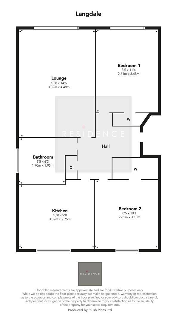 4, Langdale, Glasgow floorplan