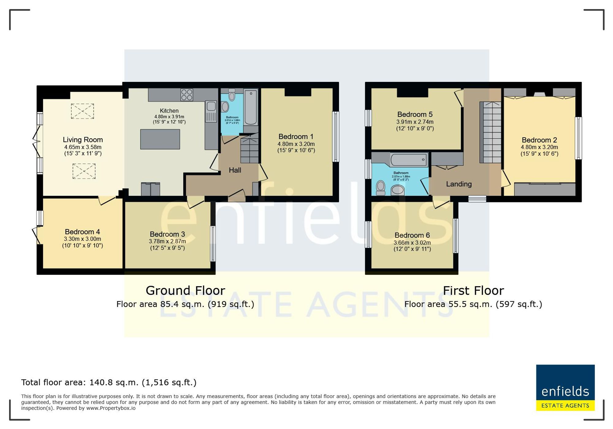 299 Wallisdown Road, Poole floorplan
