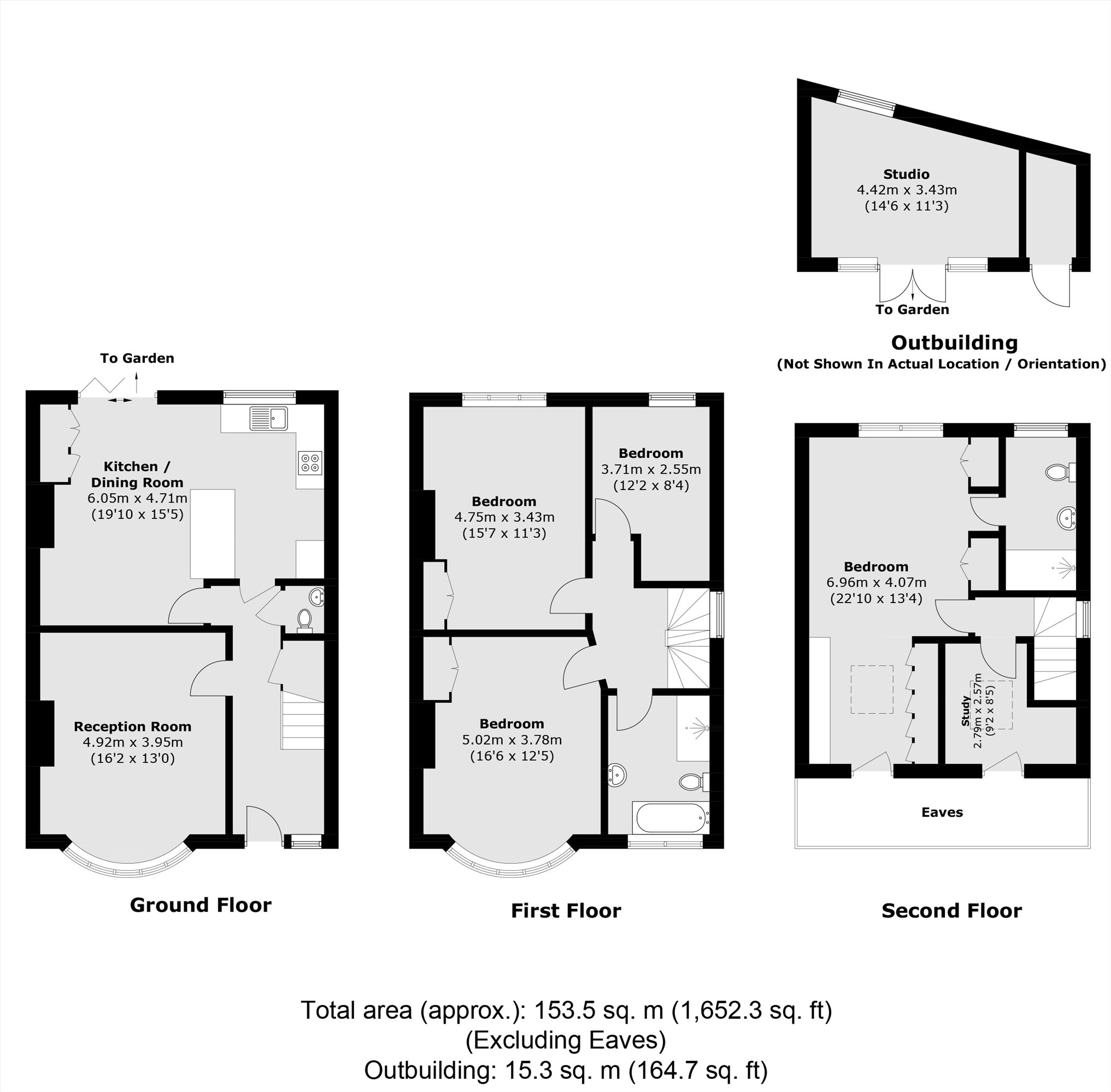 14, Conifer Gardens, London floorplan