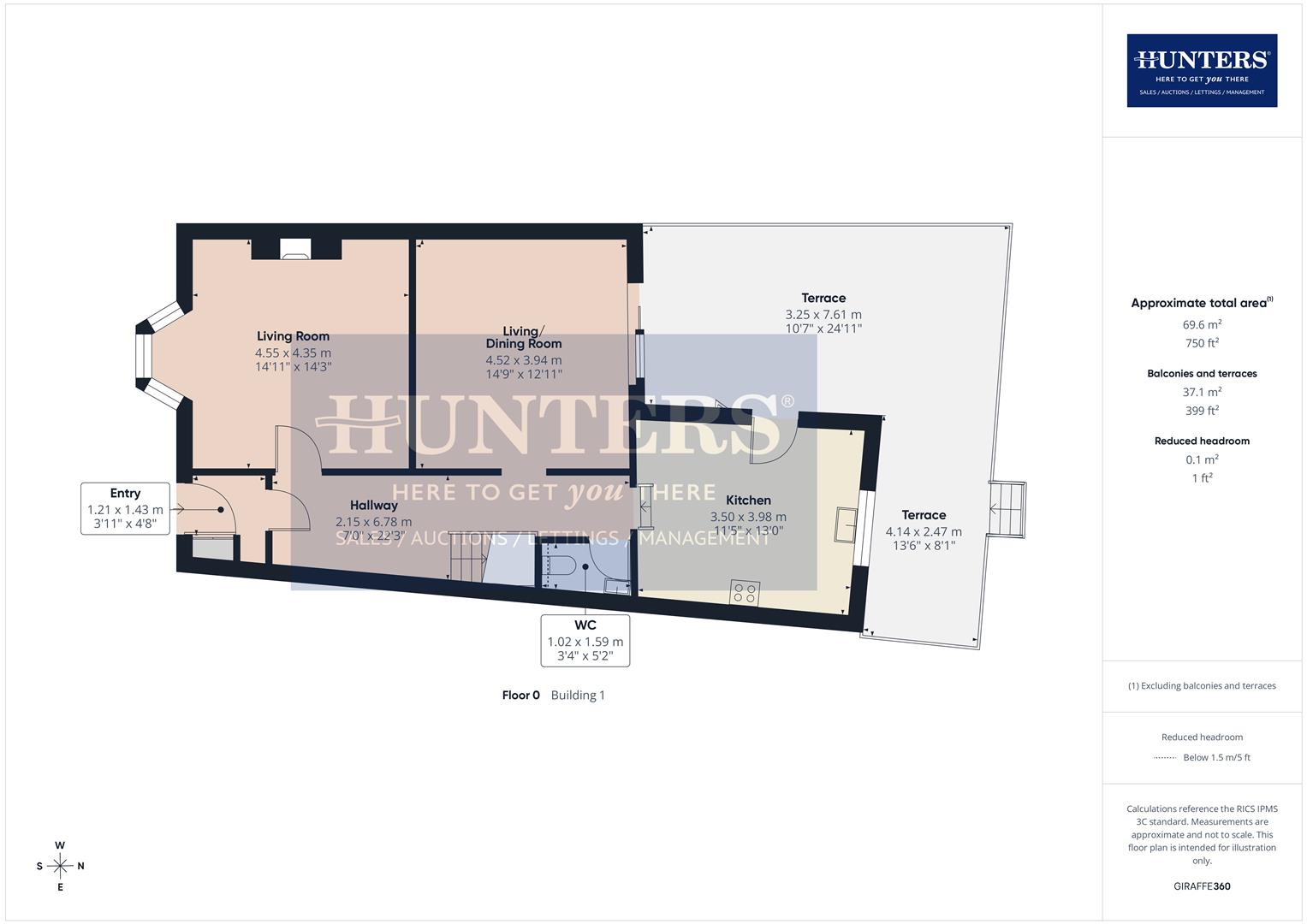 8, Western Terrace, East Boldon floorplan