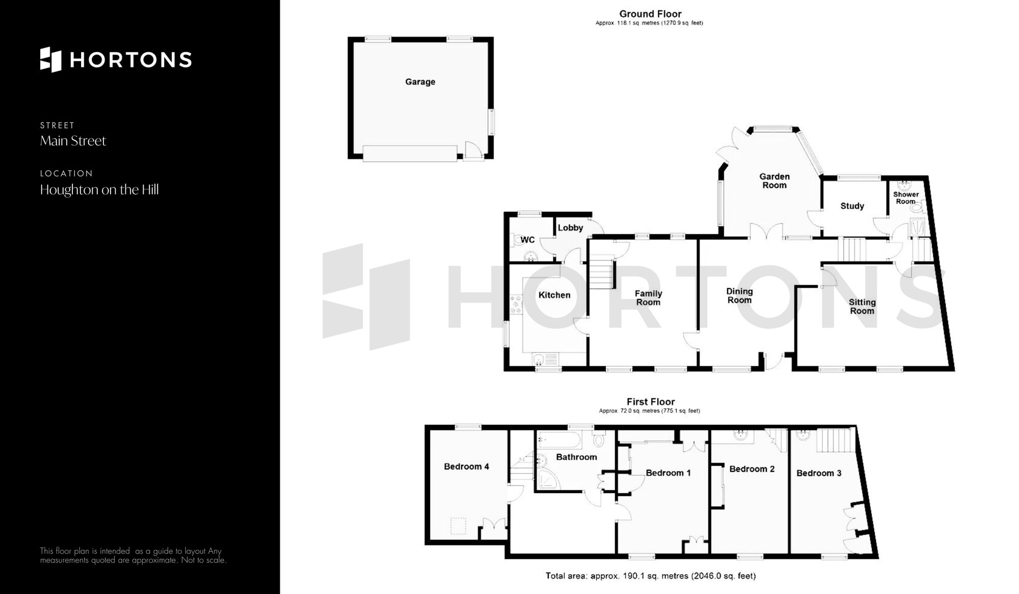 41 Main Street, Leicester floorplan