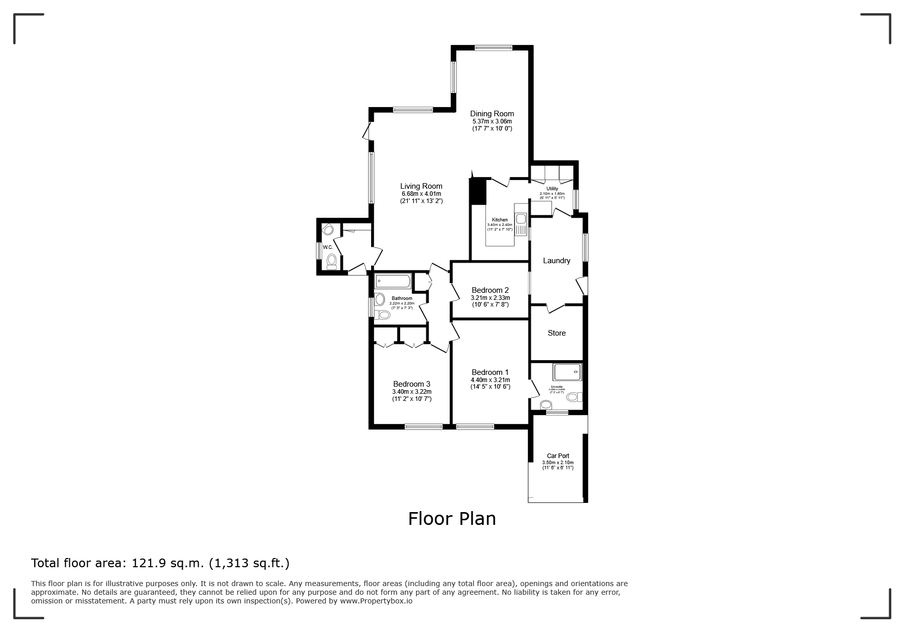 Rangi,, Horsham Road, Rusper floorplan