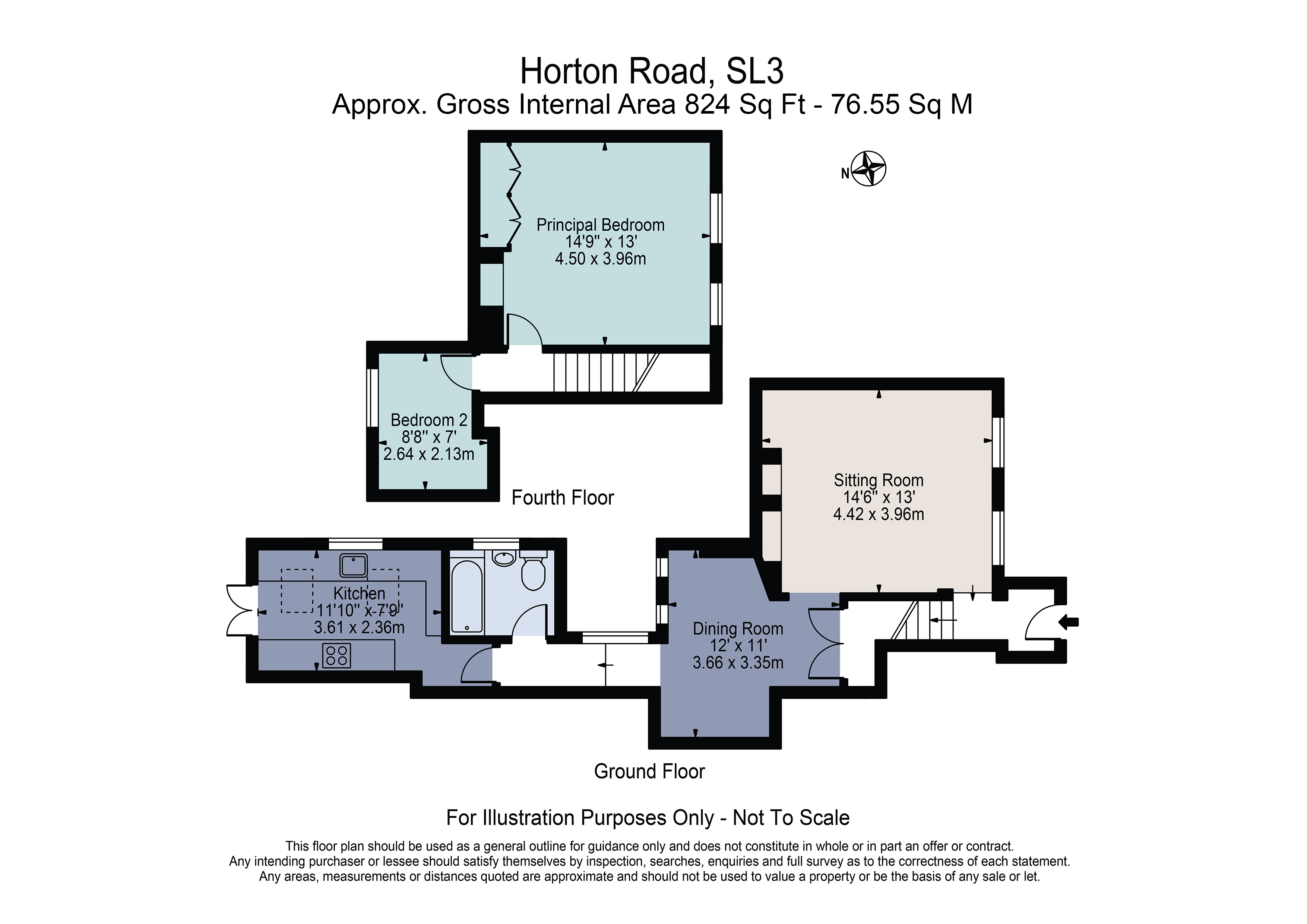 Lovell Cottage, 17A, Horton Road, Slough floorplan