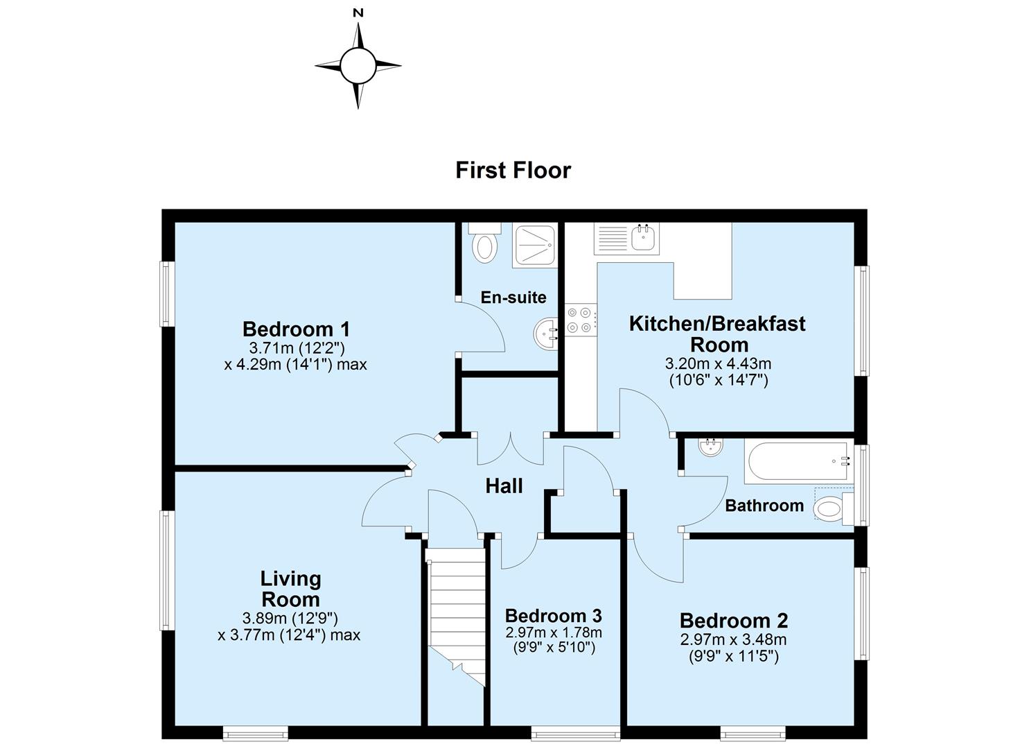 4A, Archfield, Wellingborough floorplan